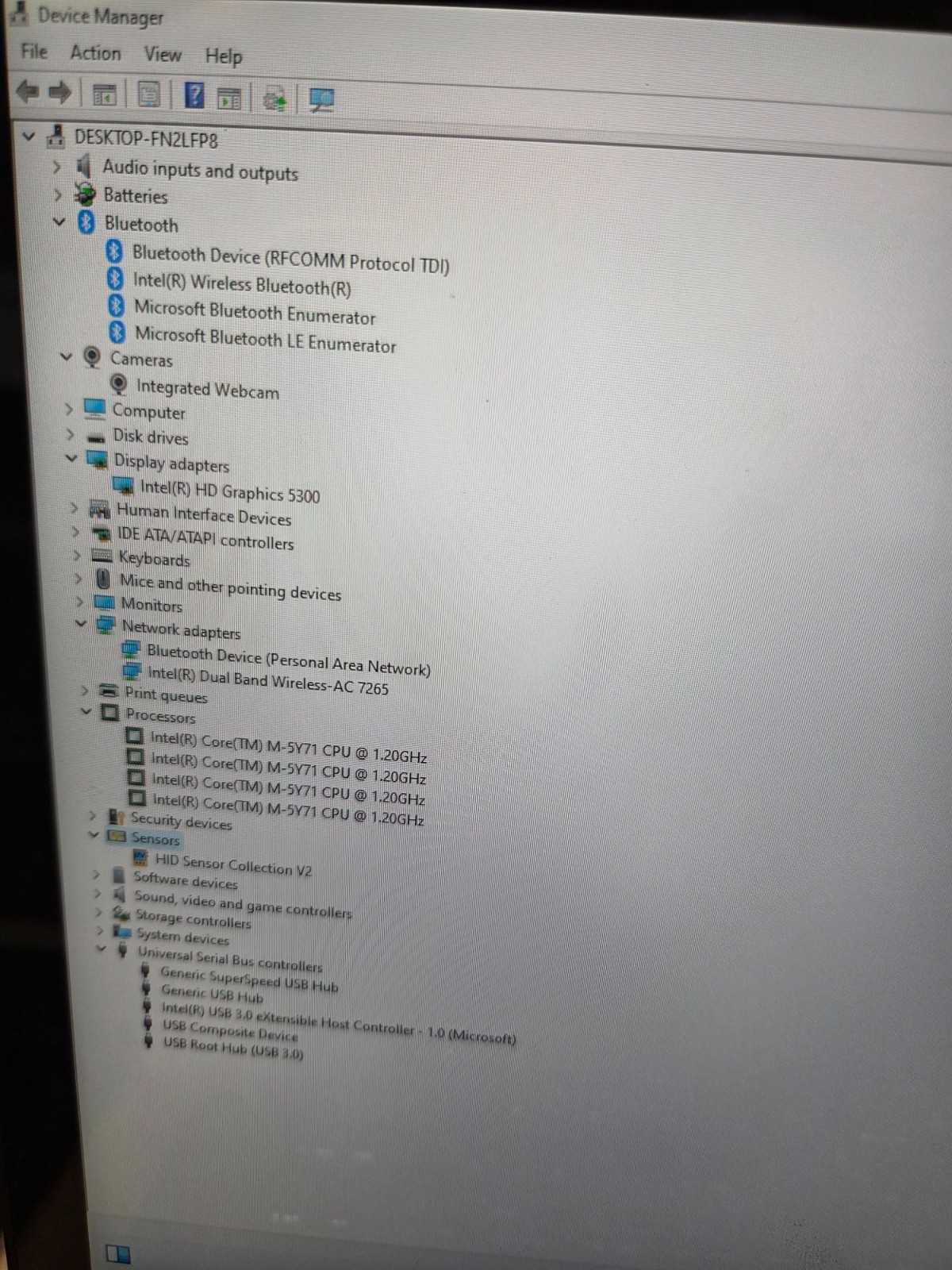 10296 Latitude7350 2in1w/charger.Dead Battery!Core M5Y71.8GB.128GB.13.3″FHDTouch