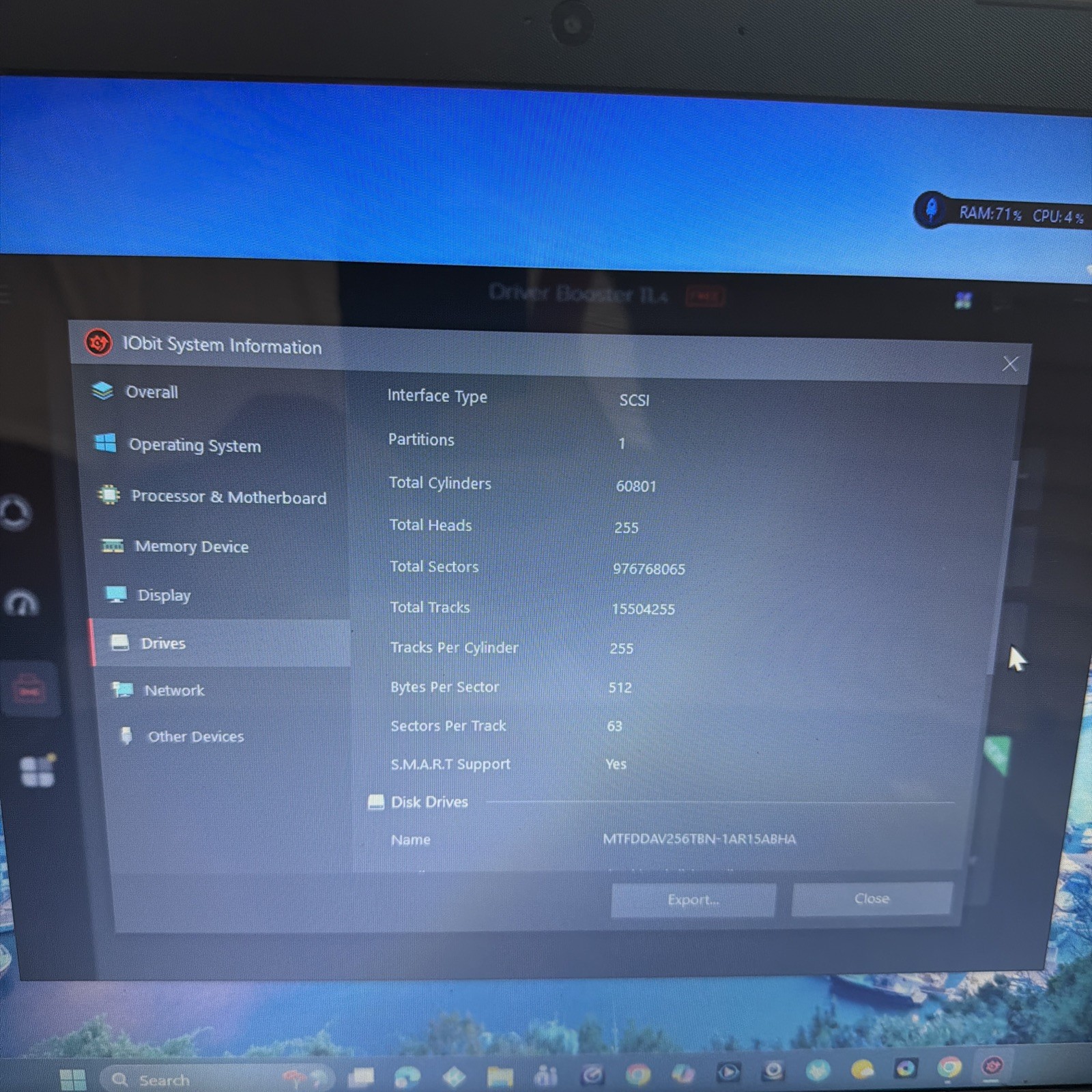 HP 17-by1062st 17.3” Laptop i5-8265U 8GB RAM 256GB SSD 500 GB HHD Win 11 Home 64