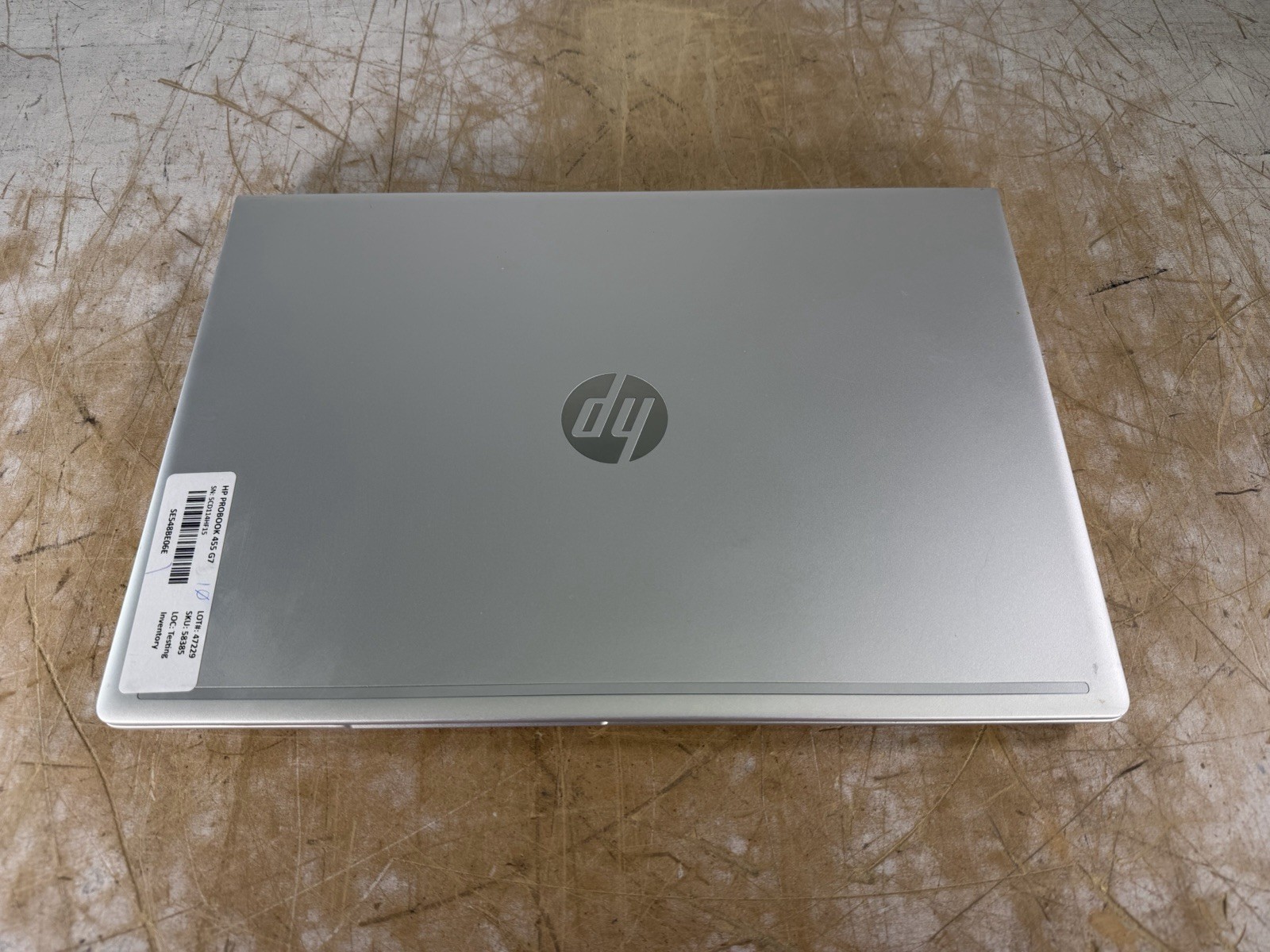 HP PROBOOK 455 G7 AMD RYZEN 3 4300U @ 2.7 GHz, 4GB RAM, NO HDD/OS – (PARTS)