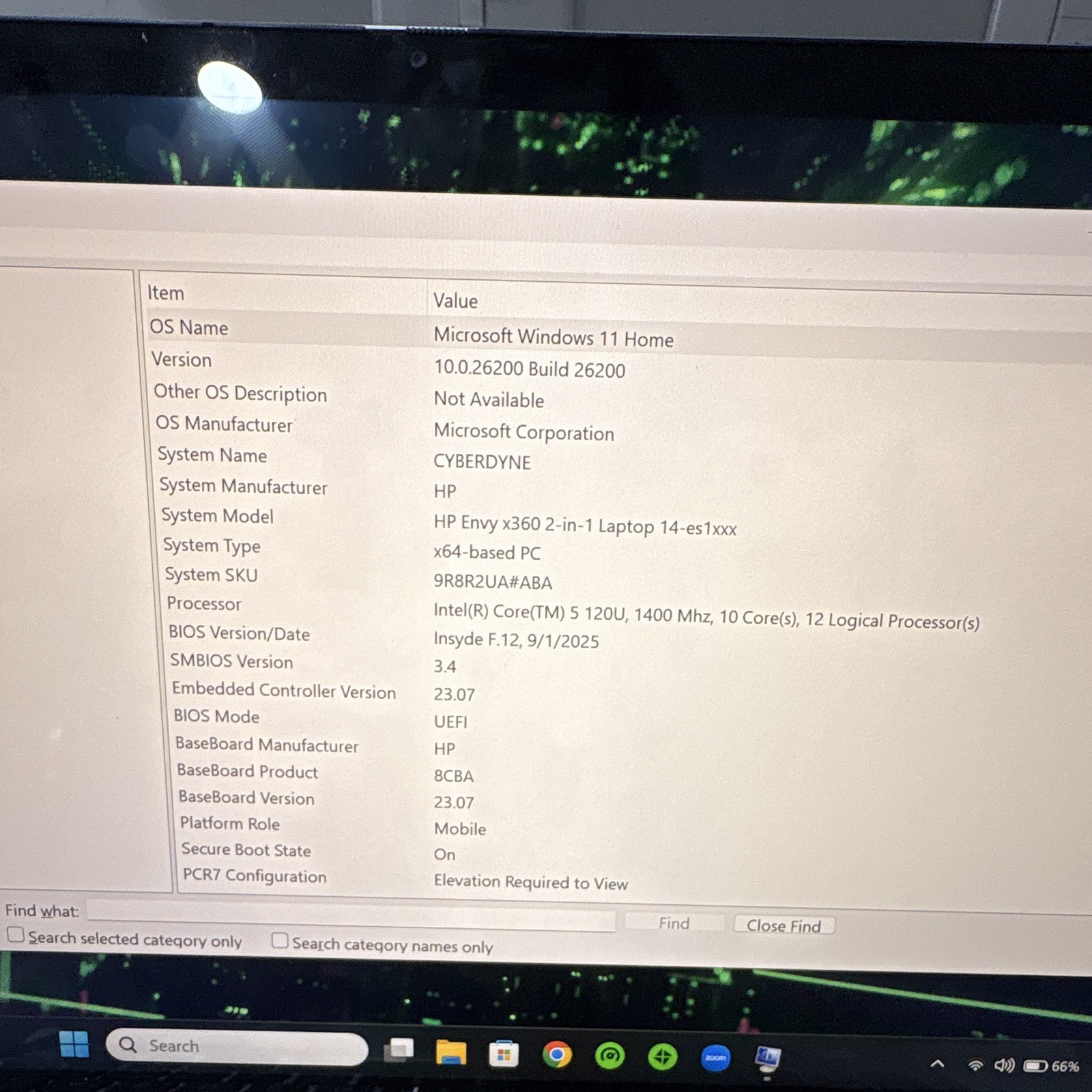 HP ENVY x360 14-es1xxx 2-in-1 14in Core 5 120U 8GB Win 11 Home Silver