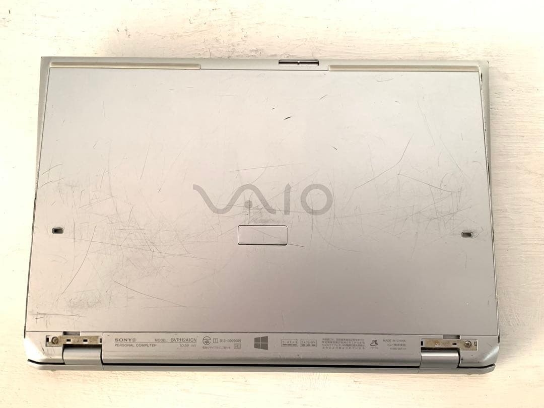 Sony VAIO SVP112A1CN Ultrabook Silver Used Japan Genuine