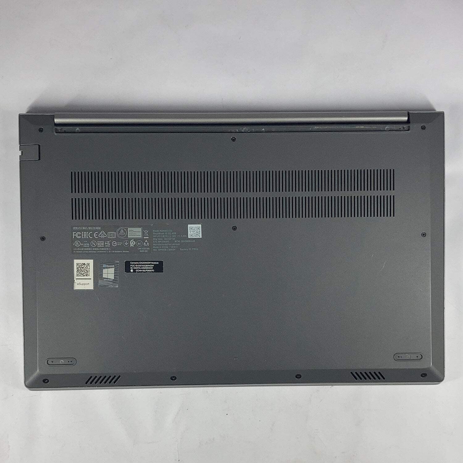 Lenovo ThinkBook 15 Gen 2 ARE Ryzen 5 4600U 2.1GHz 8GB RAM NO HDD NO CHARGER