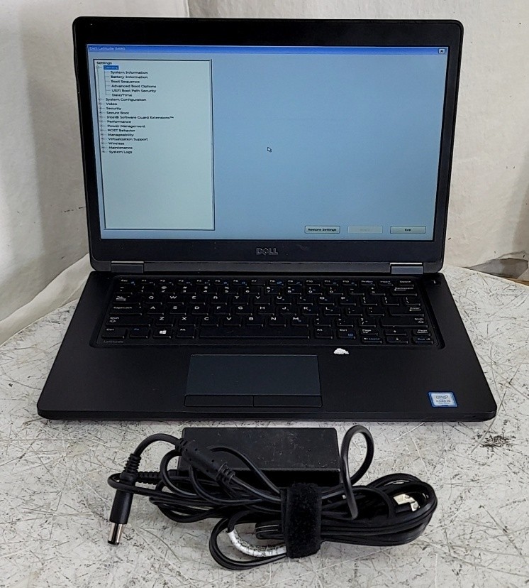 DELL LATITUDE 5480 Laptop Core I5-7440HQ 8GB 256GB SEE NOTES