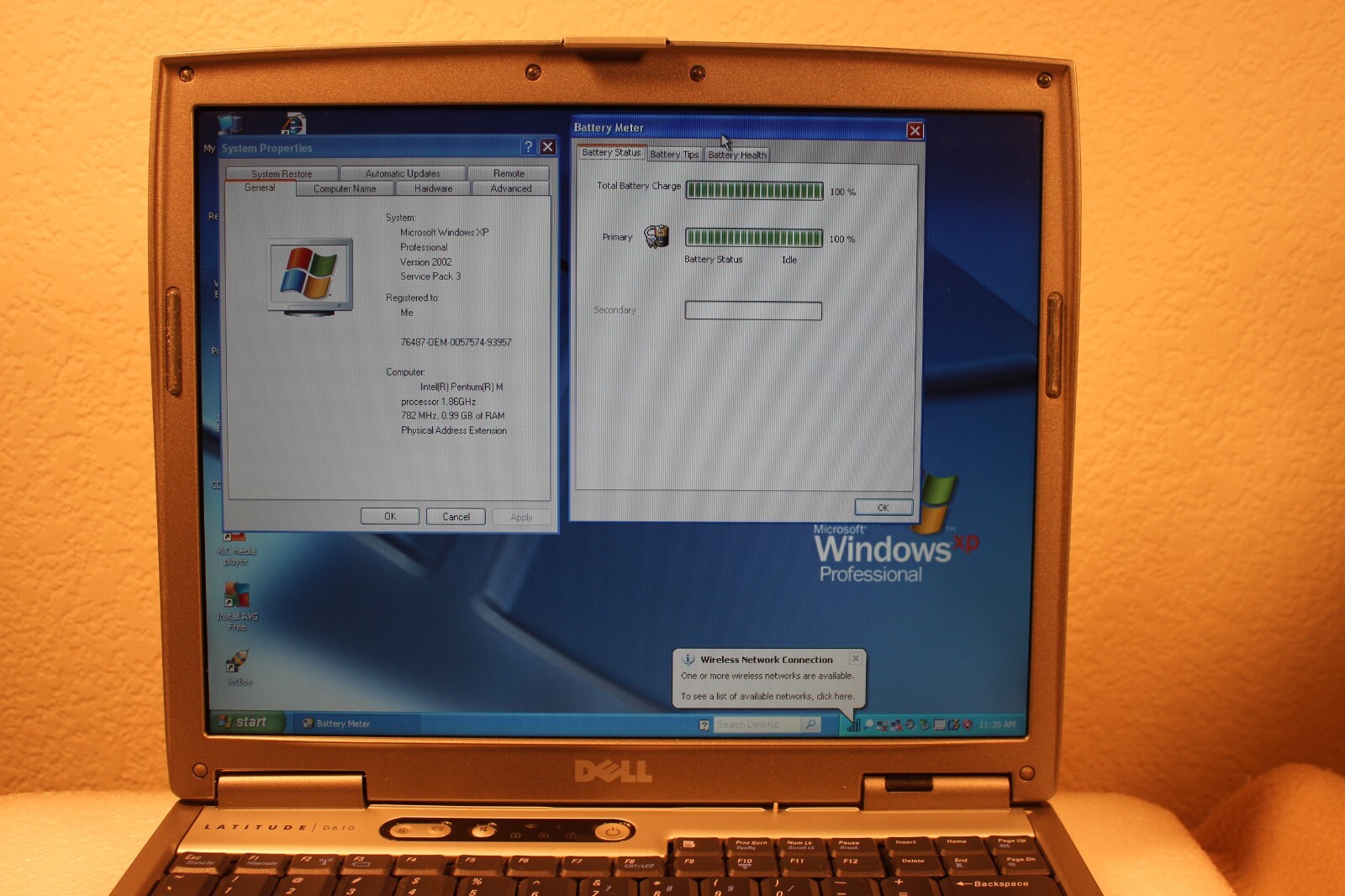 Dell D610 (1.60GHz/1.0GB/60GB/CDRW-DVD) XGA Win XP PRO – SERIAL & PARALLEL Ports