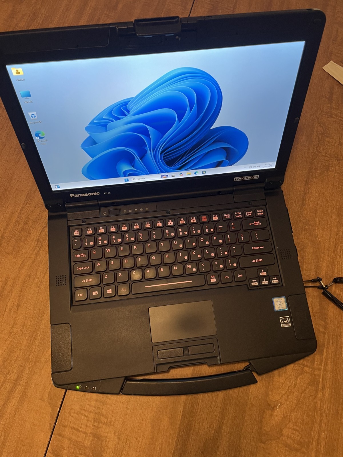 Panasonic Toughbook FZ-55 Core i7-8665u 1.90GHz 16GB 512 M.2 SSD,W11 TouchScreen