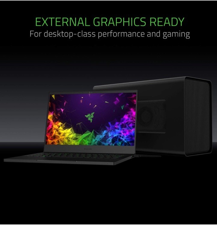 Razer Blade Stealth 13, Model RZ09‑028 (i7‑8565U, FHD, 256 GB SSD