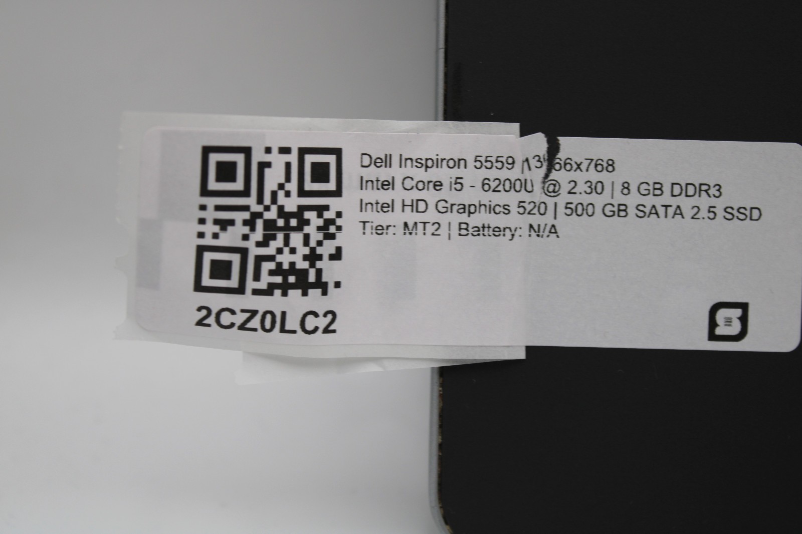 Dell Inspiron 5559 i5-6200U @ 2.3 GHz 8GB RAM 500GB No OS