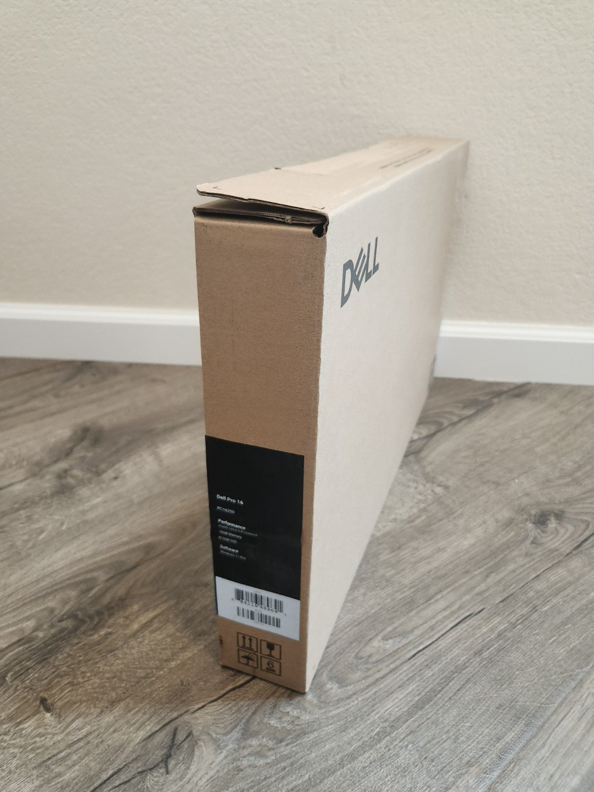 Box Dell Pro 16 Plus PB16250 Laptop PACKAGE SHIPPING BOX ONLY with Inserts