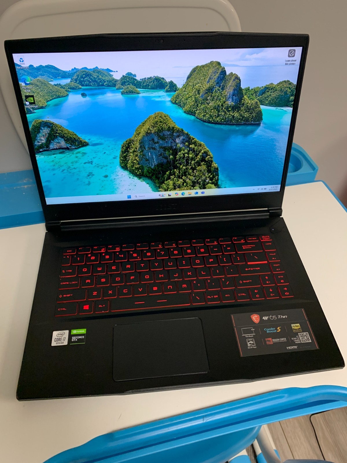 MSI GF65 Thin 9SD-837 Gaming Laptop i7-9750H 8GB 512GB SSD GTX 1660Ti