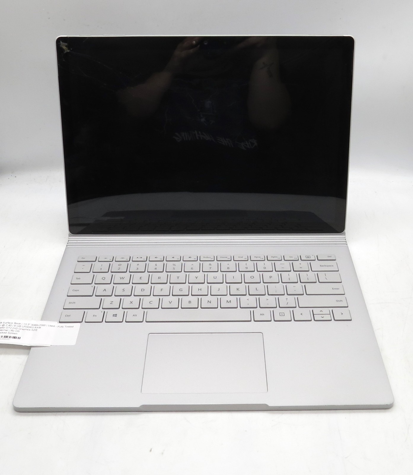 Microsoft Surface Book 13″ i5-6300U @ 2.4 GHz 8GB RAM 256GB Internal No OS *READ