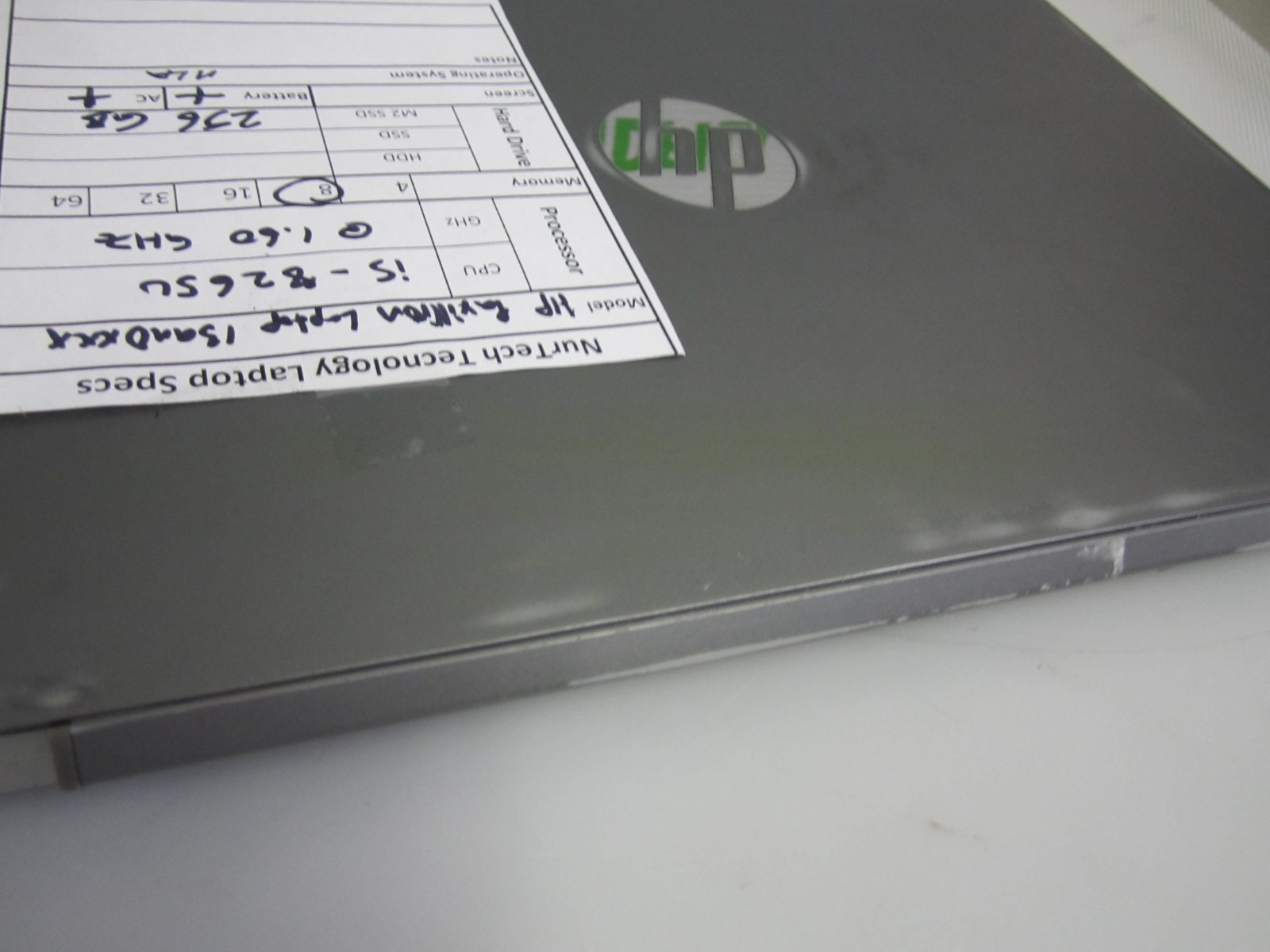 HP Pavilion 13-an0010nr i5-8265U 8GB 1.60GHZ 256GB M2SSD NO OS + AC LAPTOP READ~