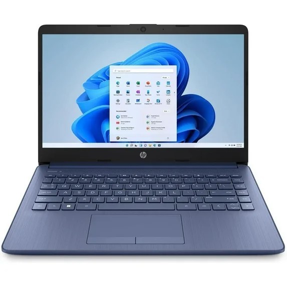 HP Stream 14-CF2111WM 14” (64GB eMMC Intel Celeron N4120 4GB RAM) Laptop – Blue