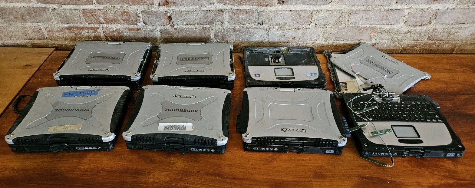 Lot of 7 Panasonic Toughbook CF-19 CF-18 PARTS REPAIR AS-IS – See Pics CF19s