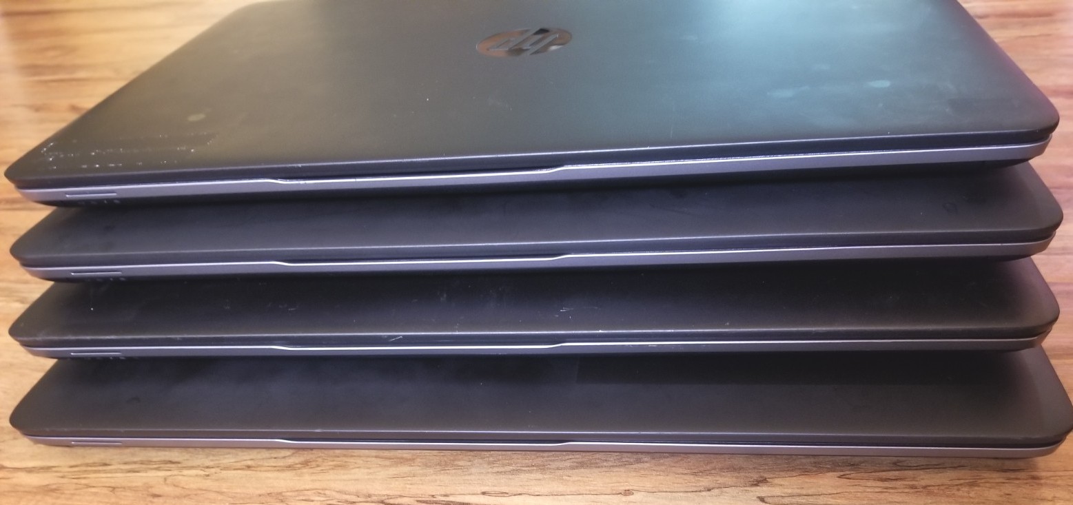 Lot 4 HP EliteBook 850 G2 i7-5600U 2.6 GHz 8GB RAM 128GB SSD Batt 15.6″ NO AC|OS