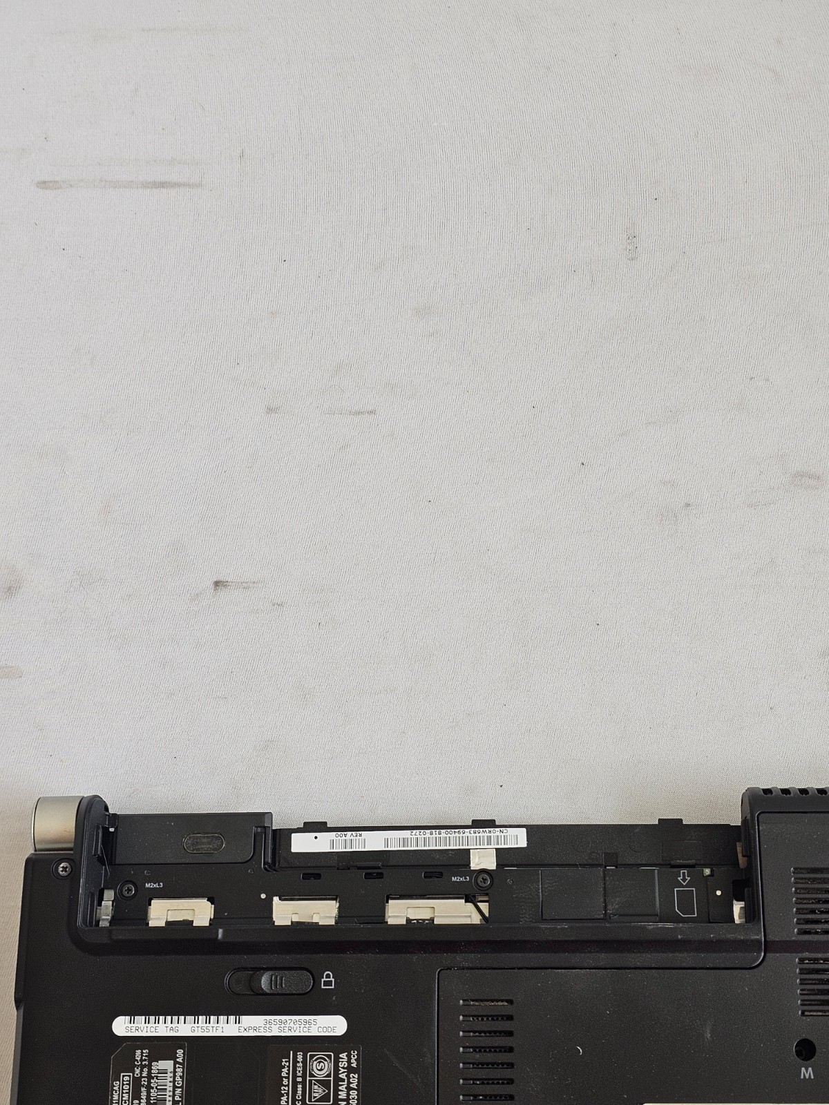 Dell XPS M1330 Laptop – 3GB RAM – WON’T POWER ON – NO BATT – Parts/Repair – READ