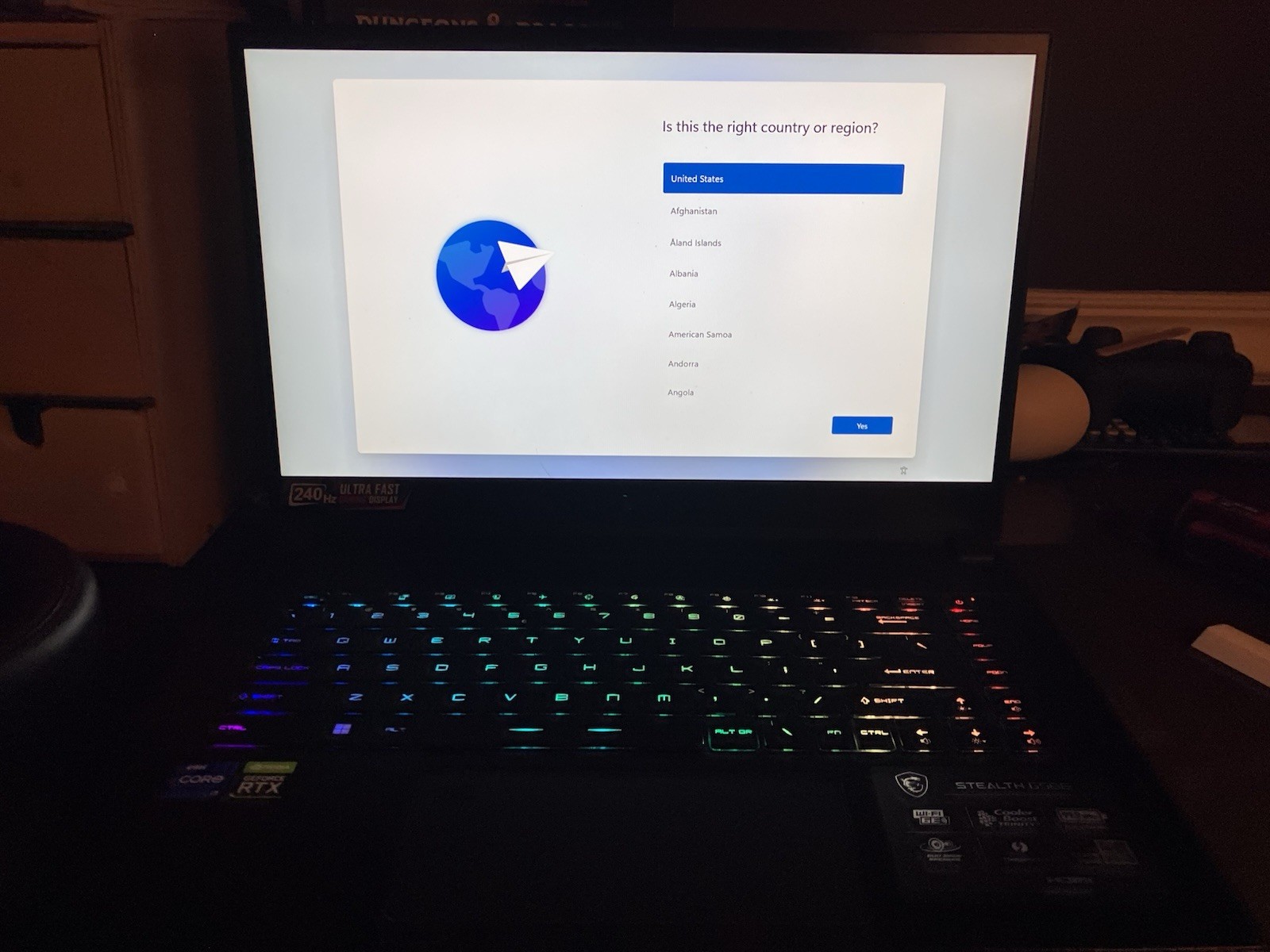 MSI Stealth GS66 12ugs I7 12700h RTX 3070 Ti 32GB RAM With Charger 96TT