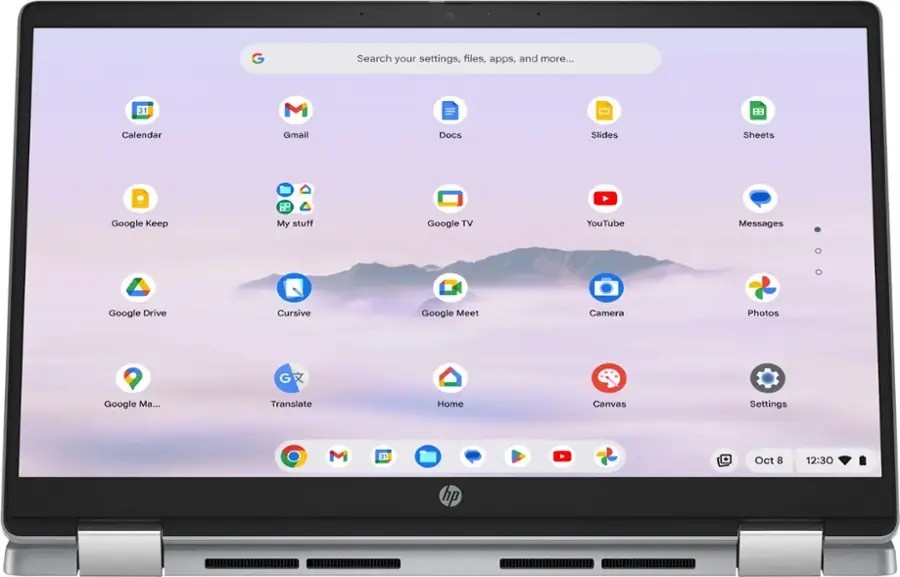 HP Chromebook x360 14″ FHD Touch Intel i3-N305 8GB 256GB UFS Chrome OS Laptop