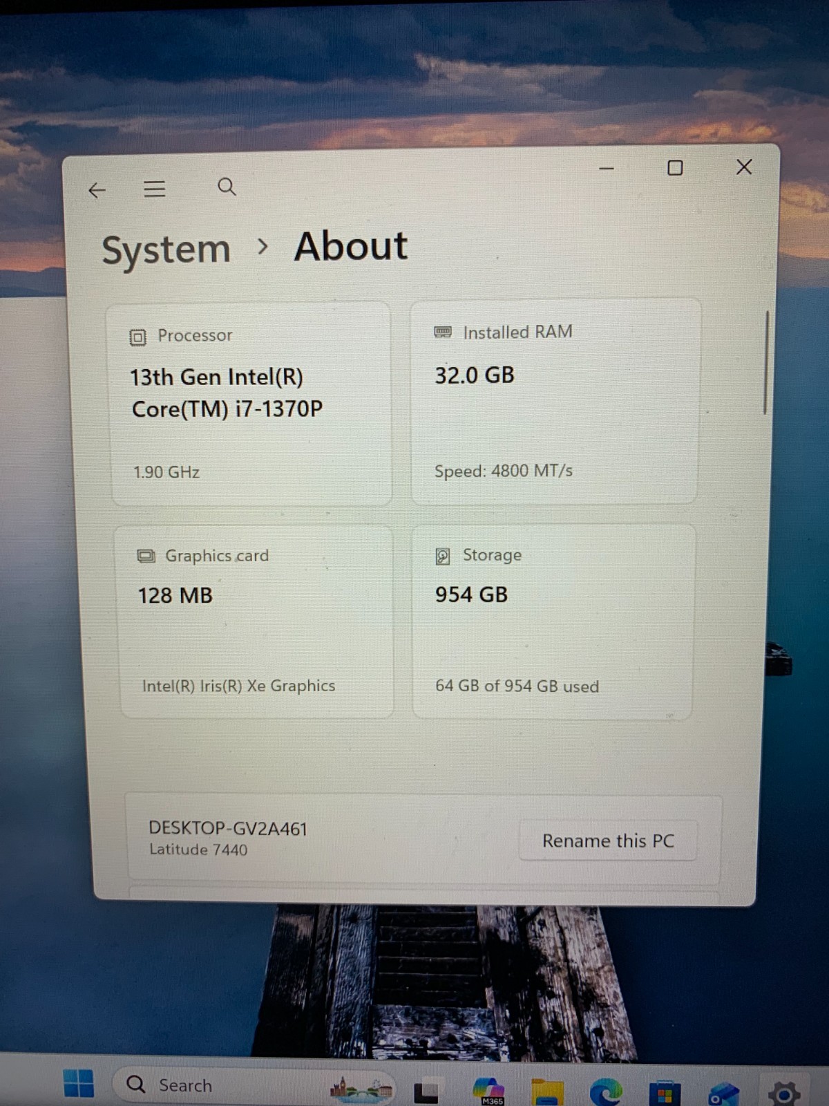 Dell Latitude 7440 i7-1370P 32GB 1TB SSD Win11 Pro Warranty 2/2027