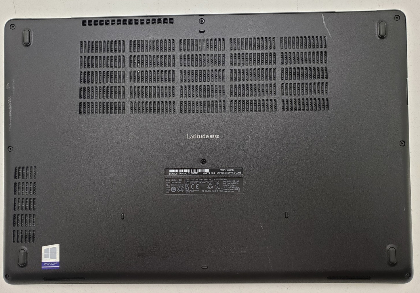 Dell Latitude 5580 Laptop Intel Core i5-6300U 8GB RAM 128GB SSD 15.6″ Windows 11