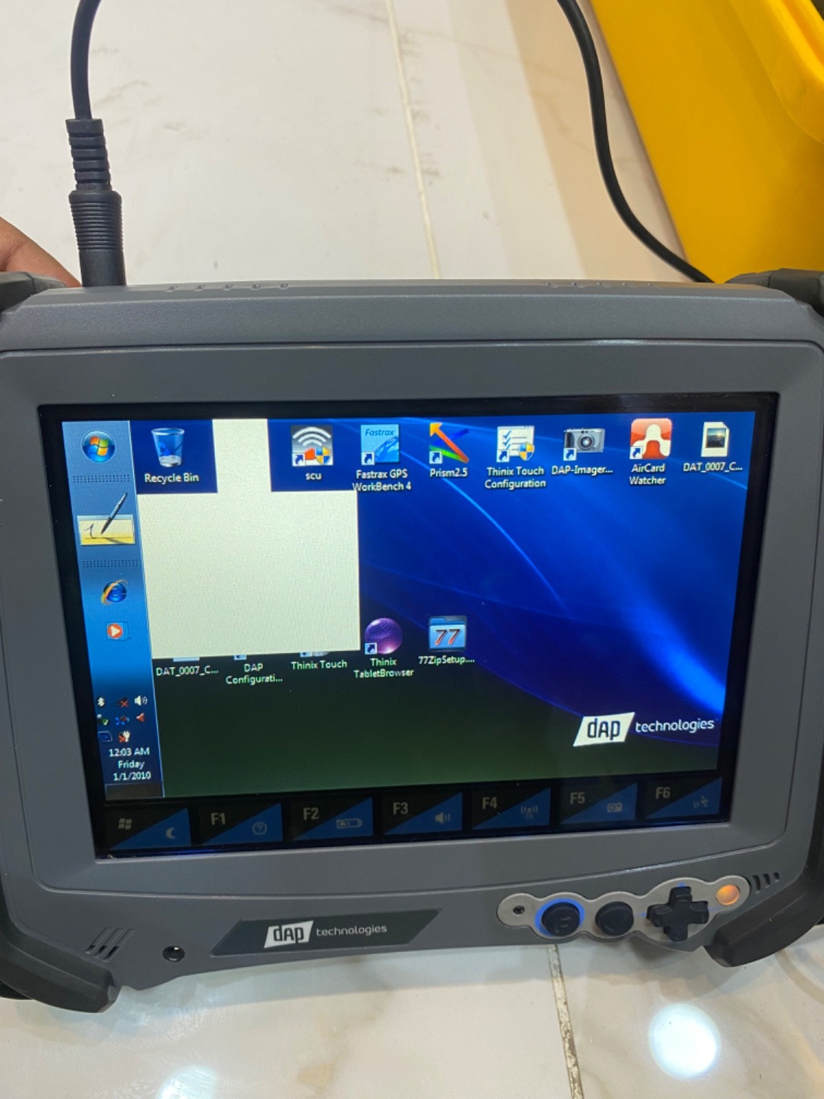 DAP Technologies M9000 ,9000WBWV1 Rugged Tablet with CBCE840V-9 Docking station