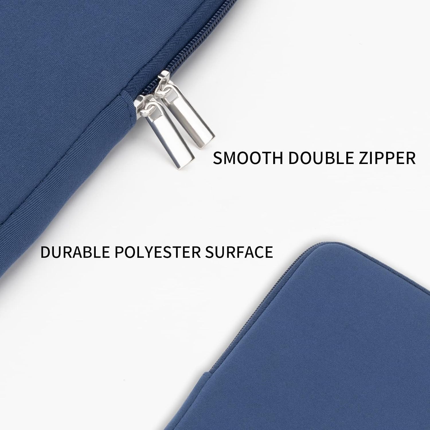 15.6 Inch Laptop Sleeve Protective Case Soft Carrying Zipper Bag Cover for 15.6″