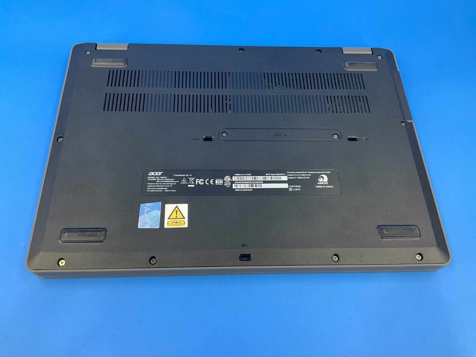 Acer TravelMate B5 TMB514-31 N100 8GB 128GB WiFi6 14W W11PE NX.VYKAA.002