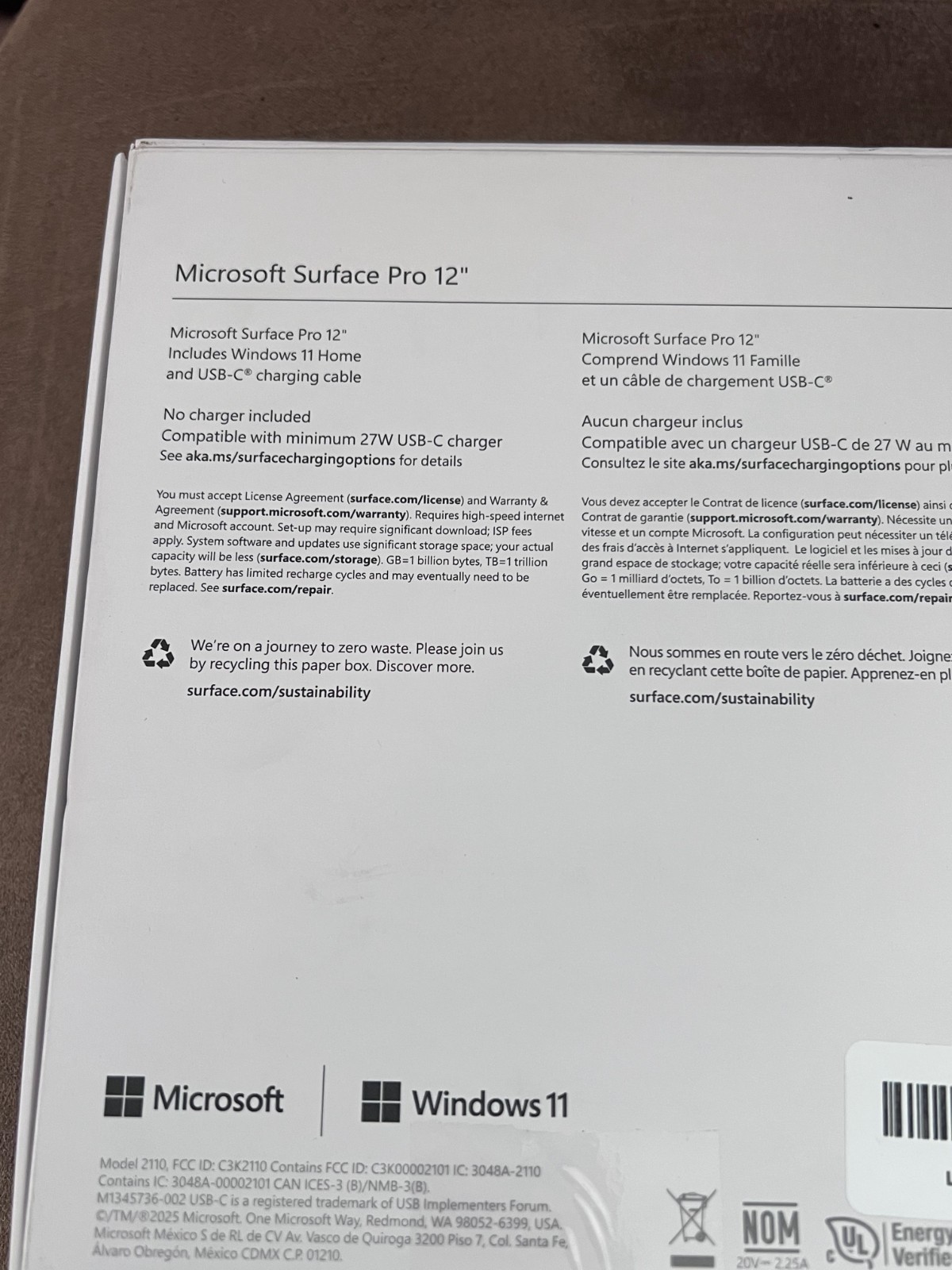Microsoft Surface Pro Copilot+ PC 12in Snapdragon X Plus 16GB RAM 512GB 2025