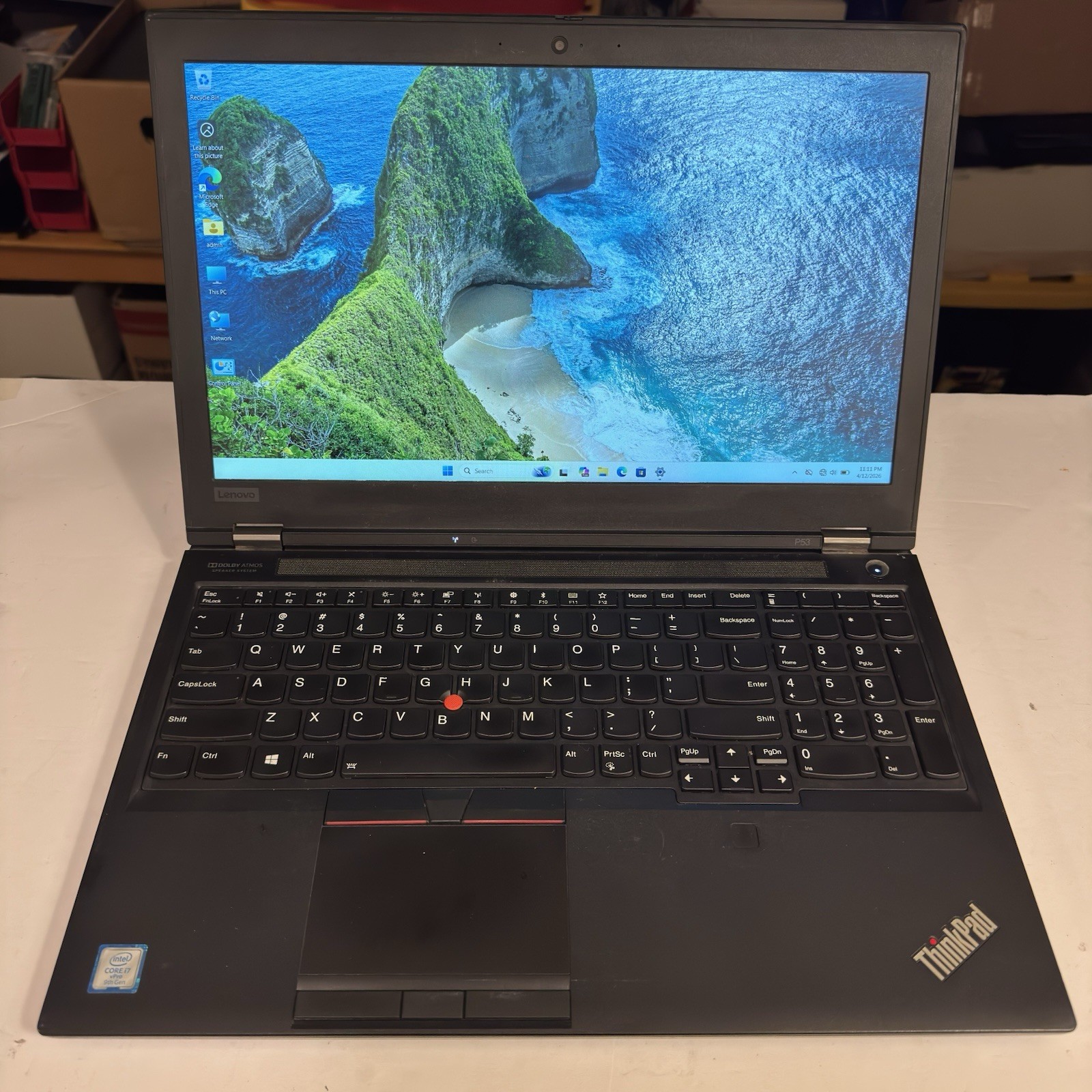 Lenovo ThinkPad P53 | i7-9850H 1TB SSD 64GB RAM NVIDIA RTX 3000 6GB Win 11 Pro