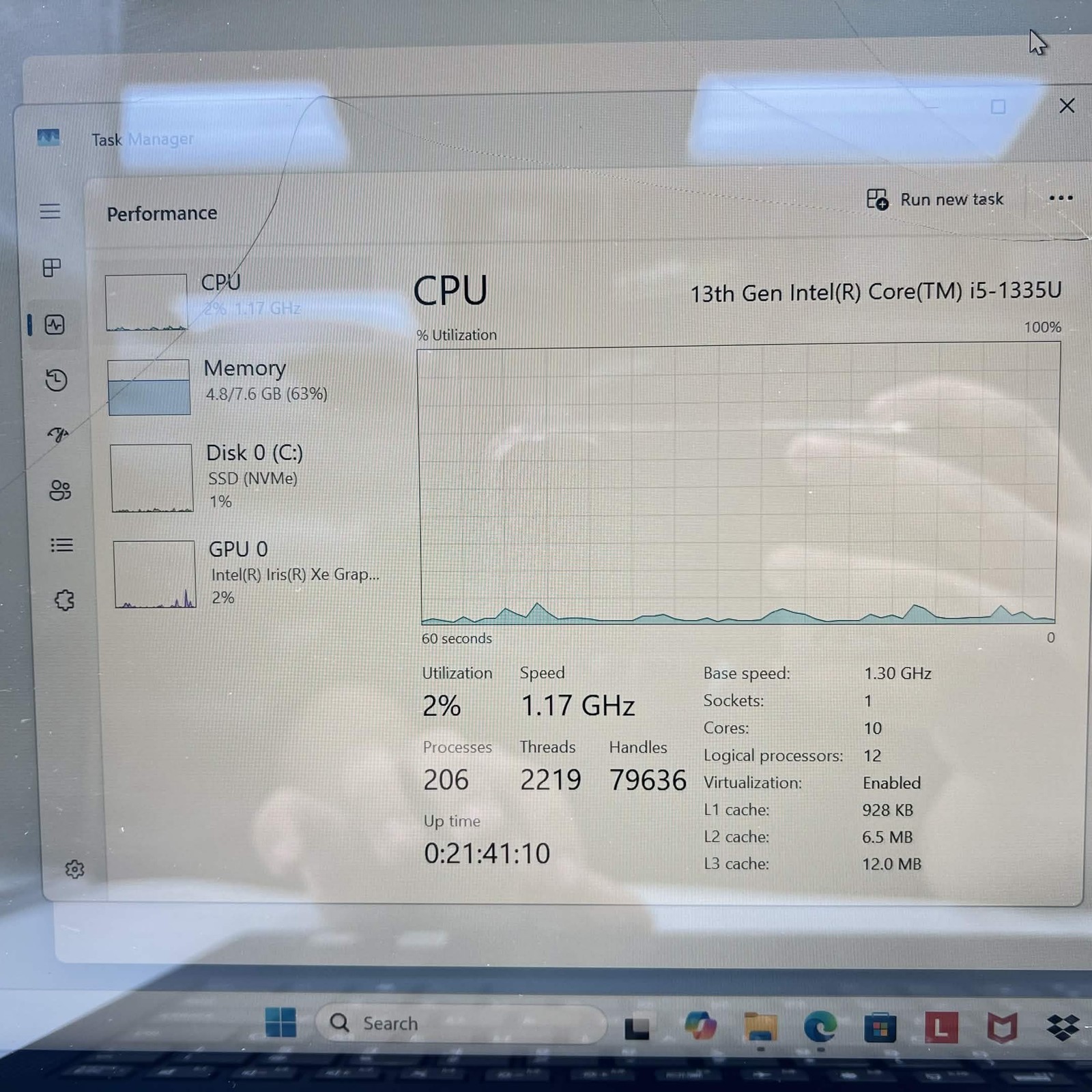 Lenovo IdeaPad Flex 5 14IRU8 14″ i5-1335U 1.3GHz 8GB RAM 512GB SSD Read