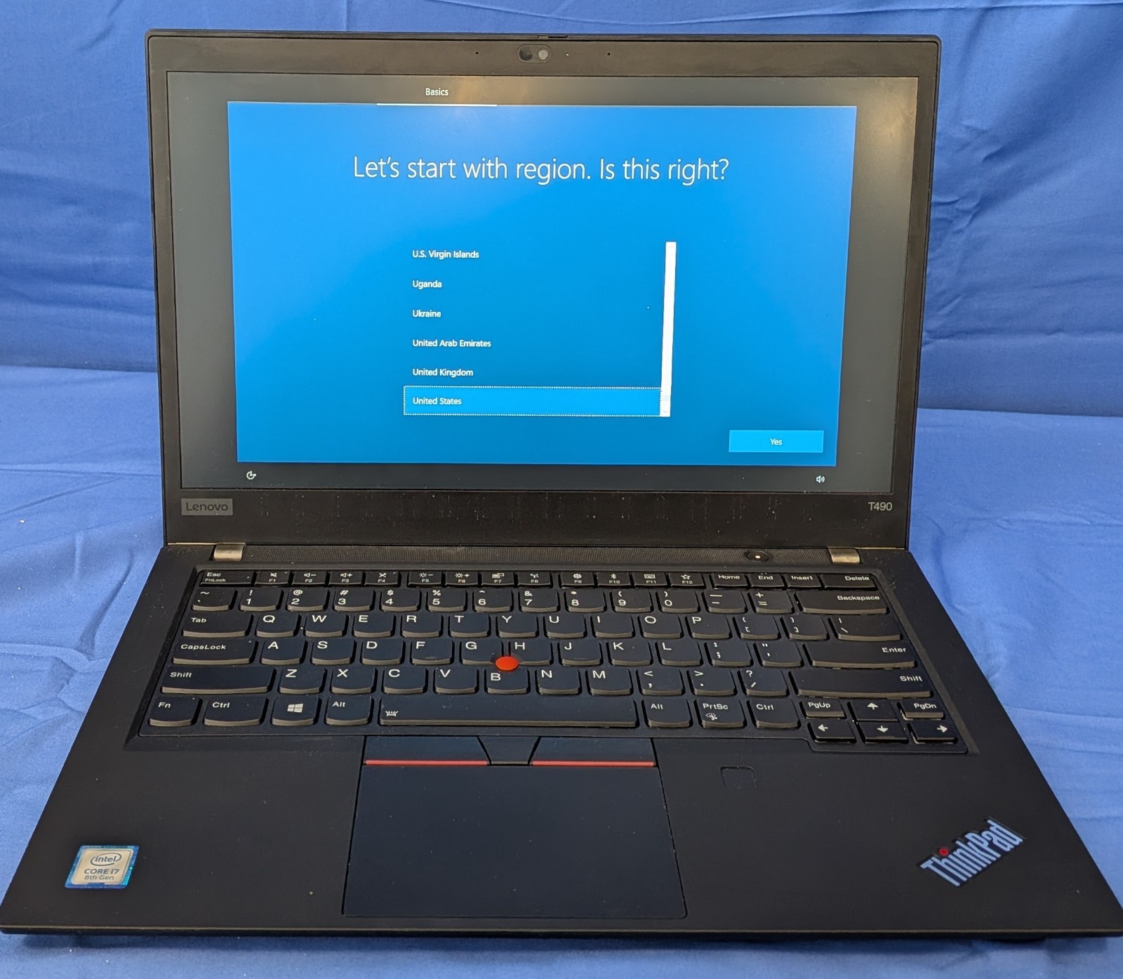 Lenovo ThinkPad T490 Intel Core i5-8365U 1.60GHz 16GB RAM 256GB