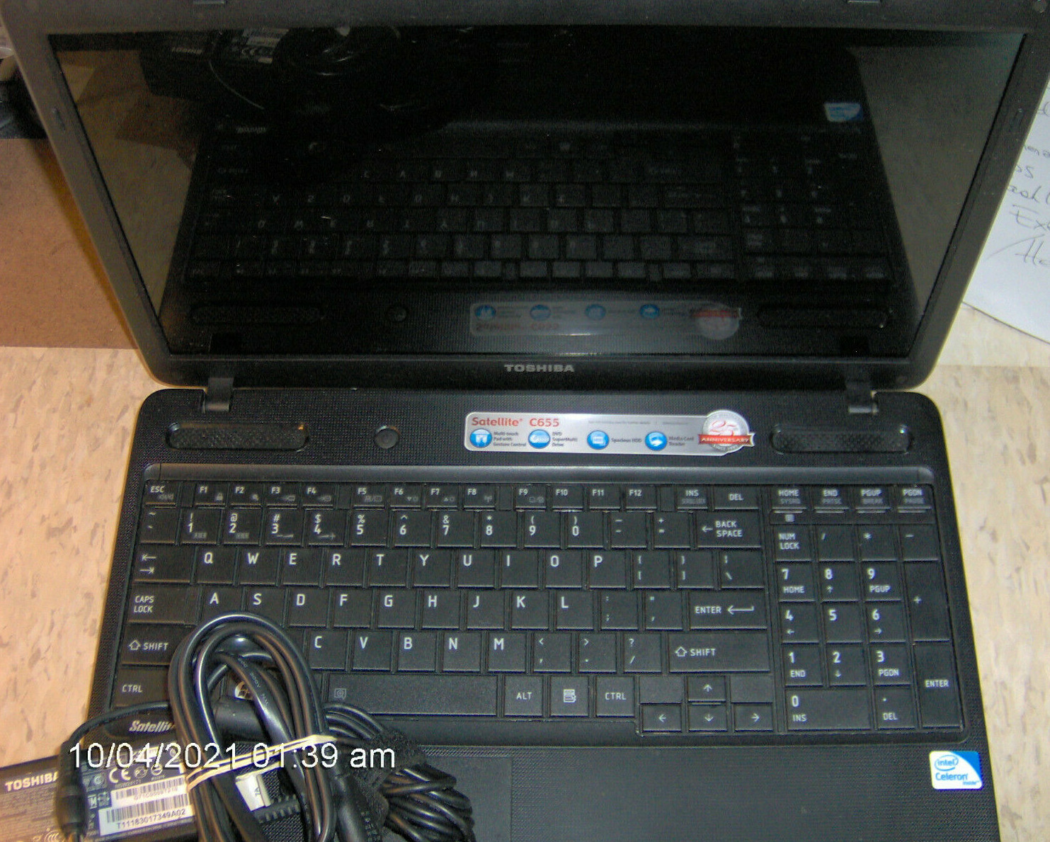 Used Toshiba Satellite C655 S5049 Laptop Computer Windows 10 HD 232 gb (#2)