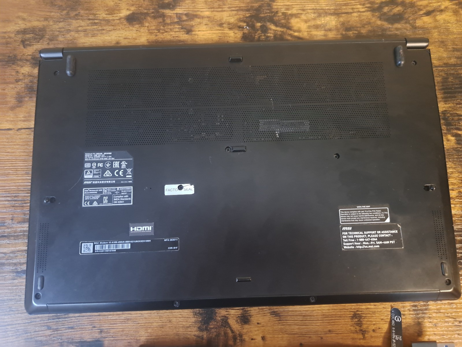 MSI Modern 15 A10M-455 15.6” (512GB SSD, Intel Core i5-10210U, 1.6GHz, 16GB RAM)