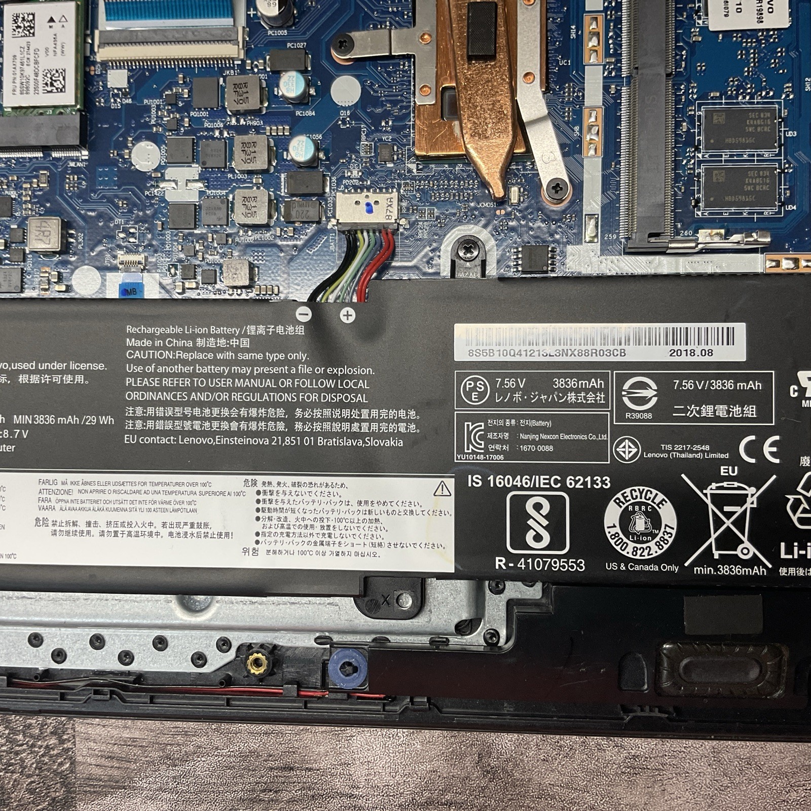 Lenovo IdeaPad 330-15 / i3 8th Gen / No Power / No RAM / No SSD / T5