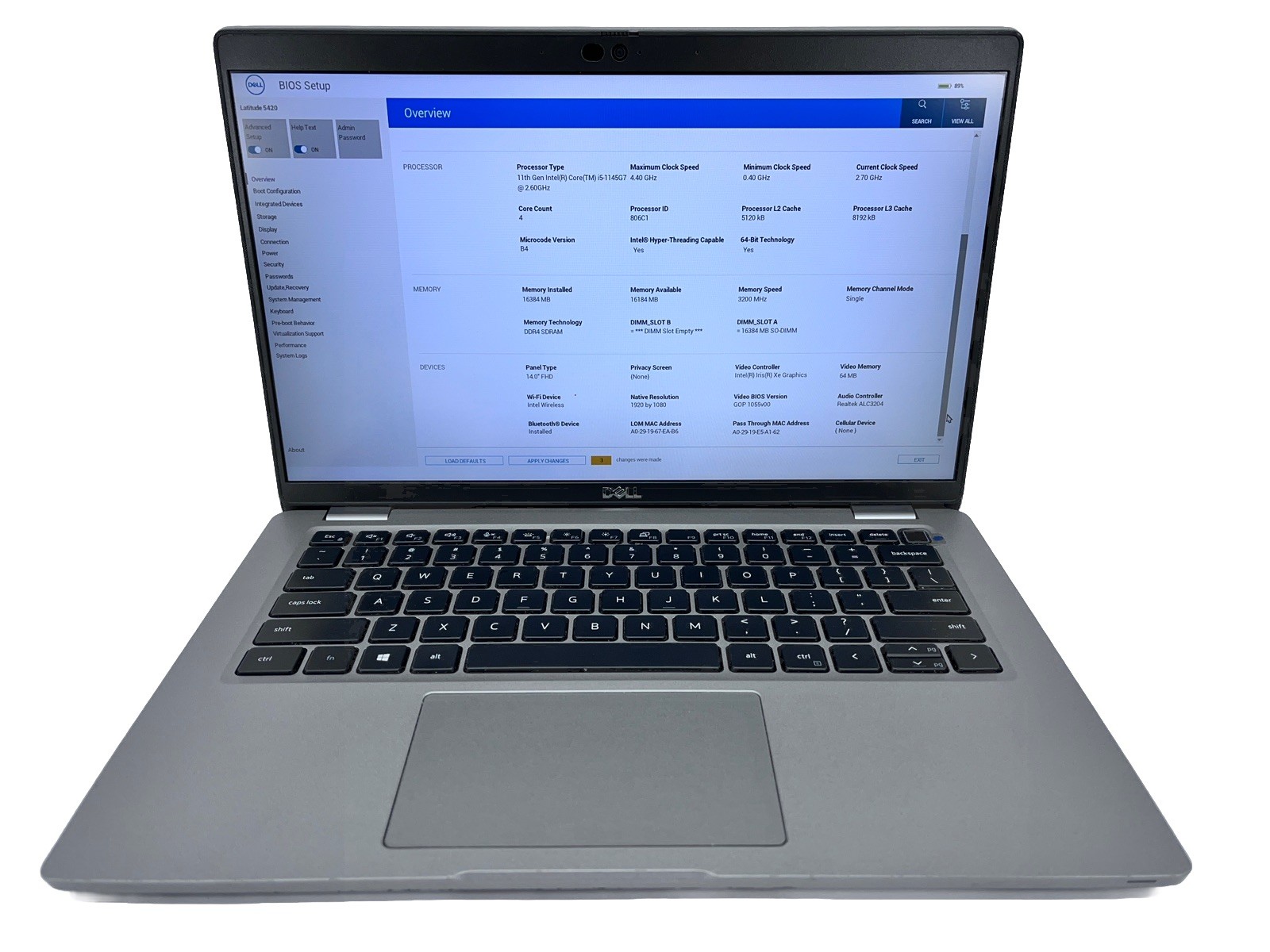 Dell Latitude 5420 14″ FHD i5-1145G7 @ 2.60GHz 16GB 512GB *Grade C*