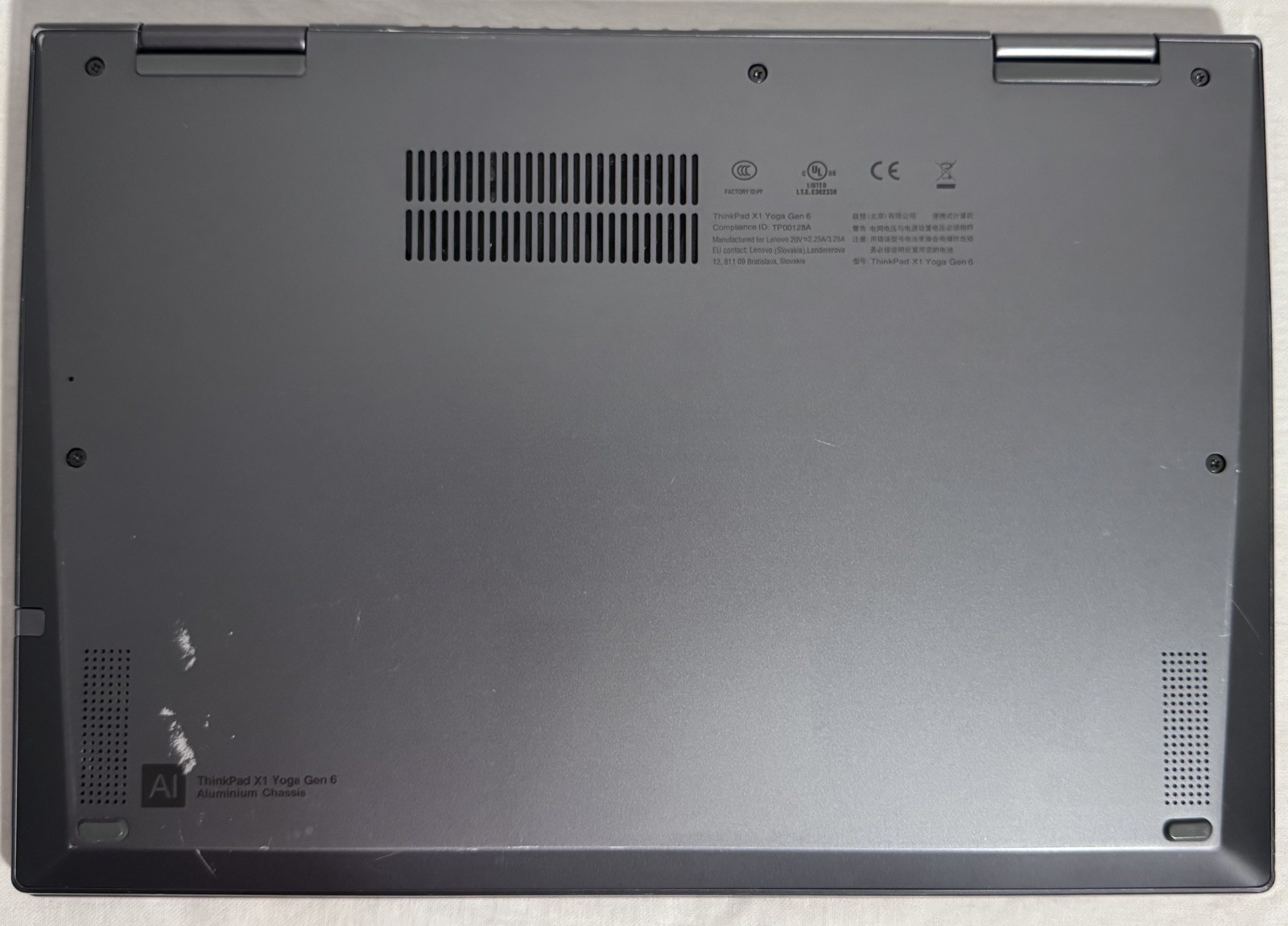 LENOVO ThinkPadX1 YOGA Gen6 i7 14″ 16GB RAM 512GB SSD WIN11P READ