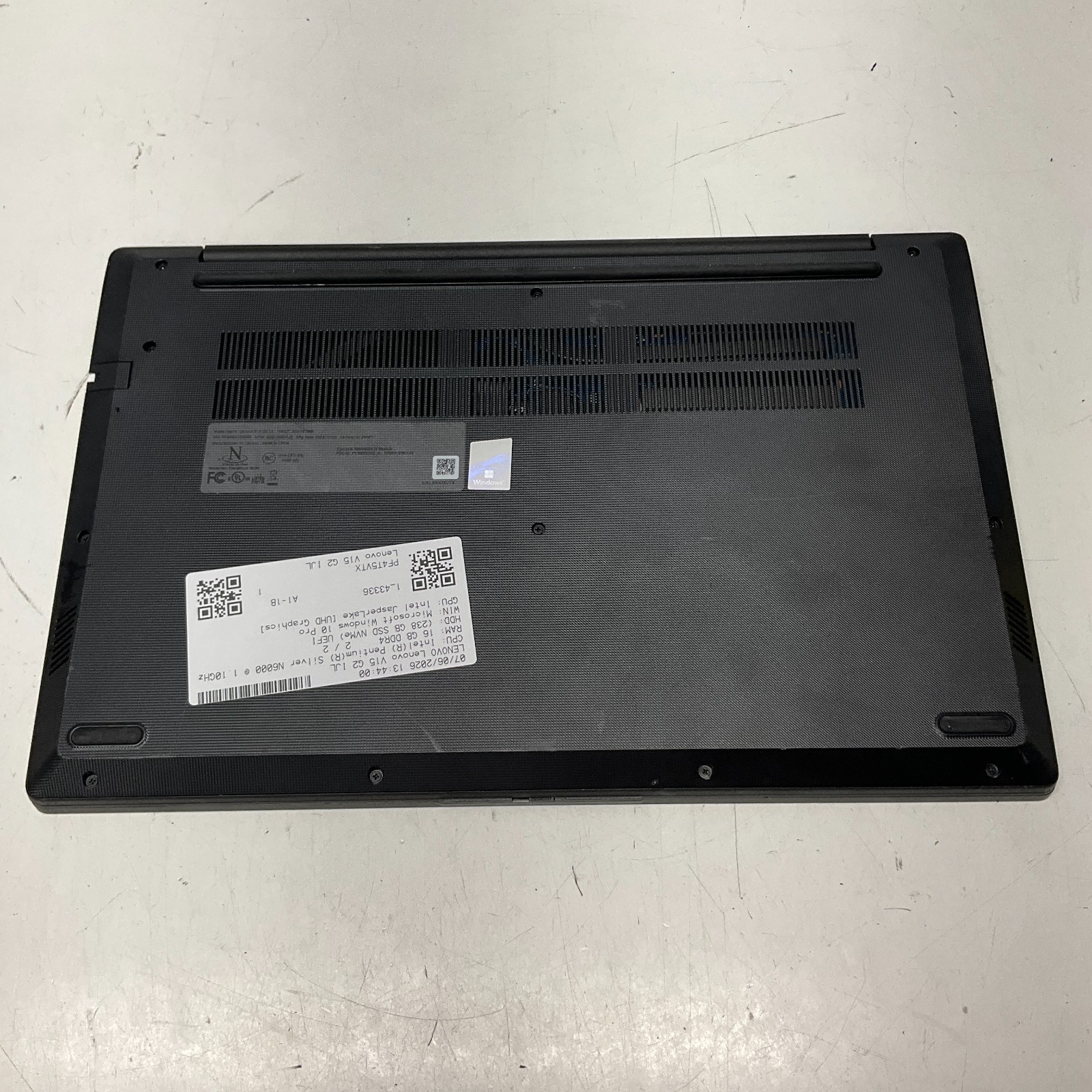 Lenovo V15 G2 IJL 15.6-inch Celeron N4500 16GB RAM 256GB SSD Windows 10 Pro
