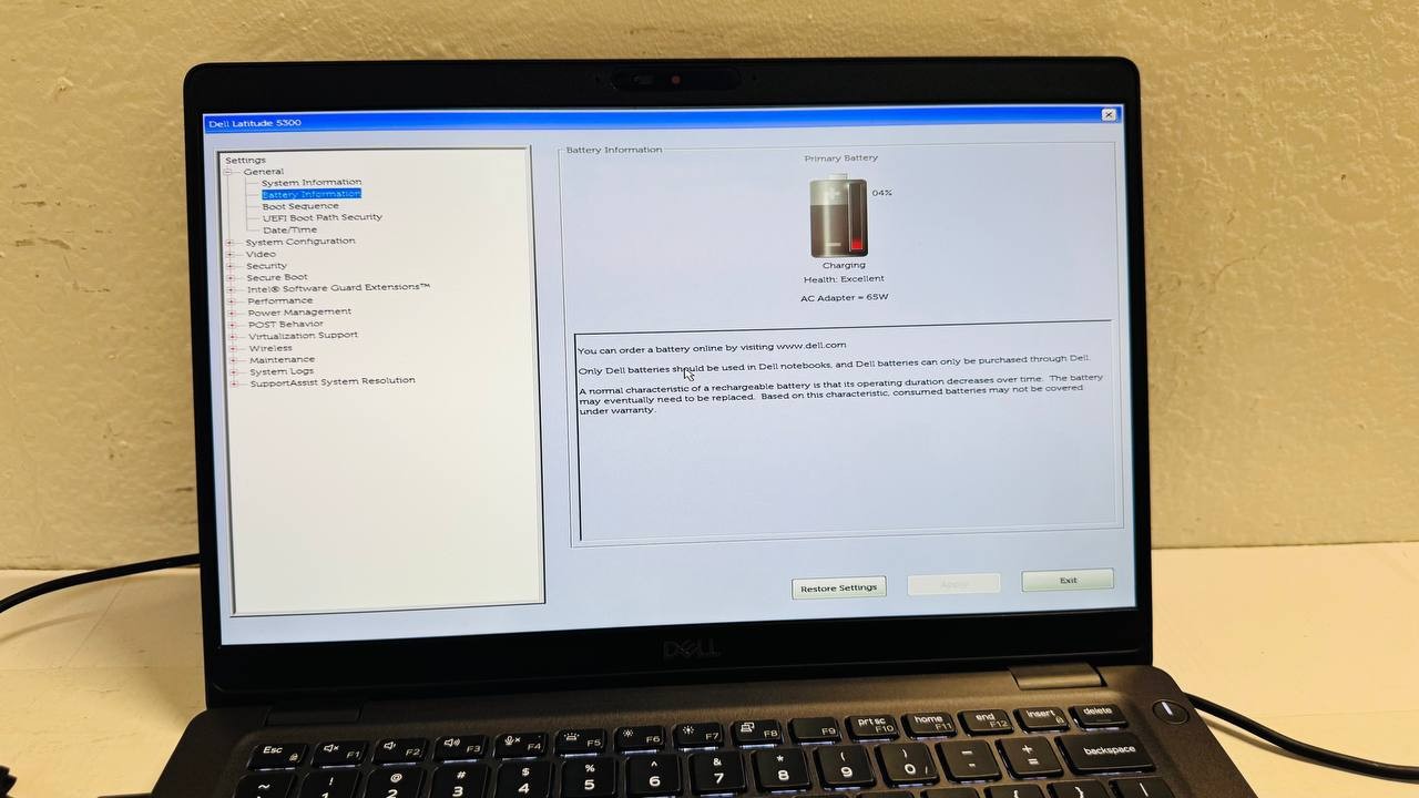 Dell Latitude 5300 13.3″ FHD i7-8665U 1.90GHz 16GB RAM 256GB SSD Windows 11 Pro