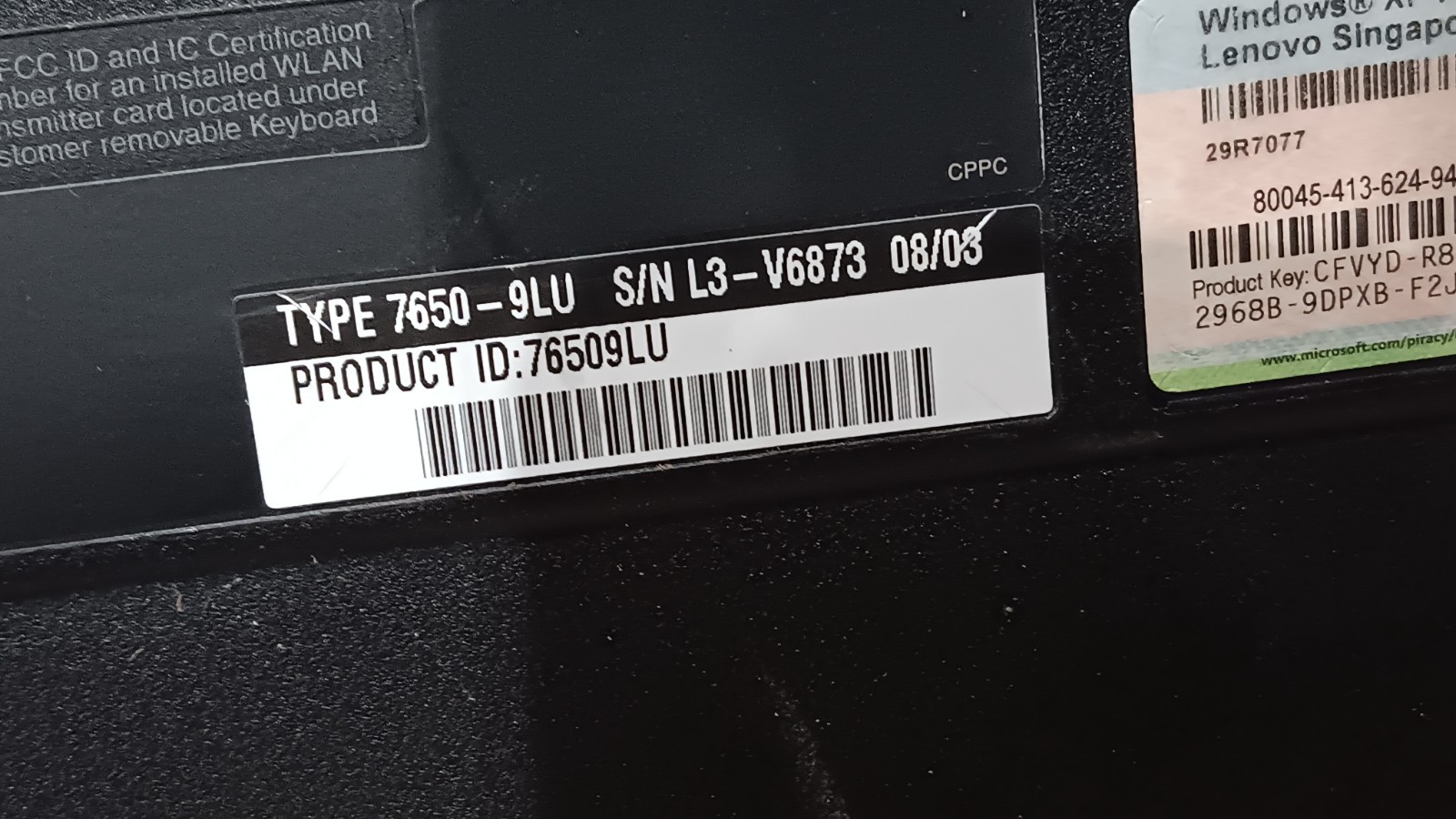 IBM Lenovo ThinkPad R61i Laptop Intel Dual core @ 1.60 GHz 15.4″ LCD Screen DVD