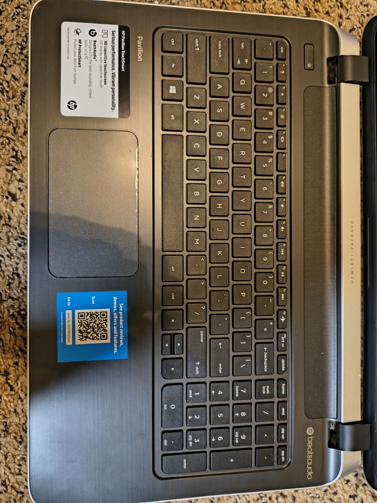 HP PAVILION TOUCHSCREEN AMD A10 5745M 4GB 300GB Windows 10 Beats audio