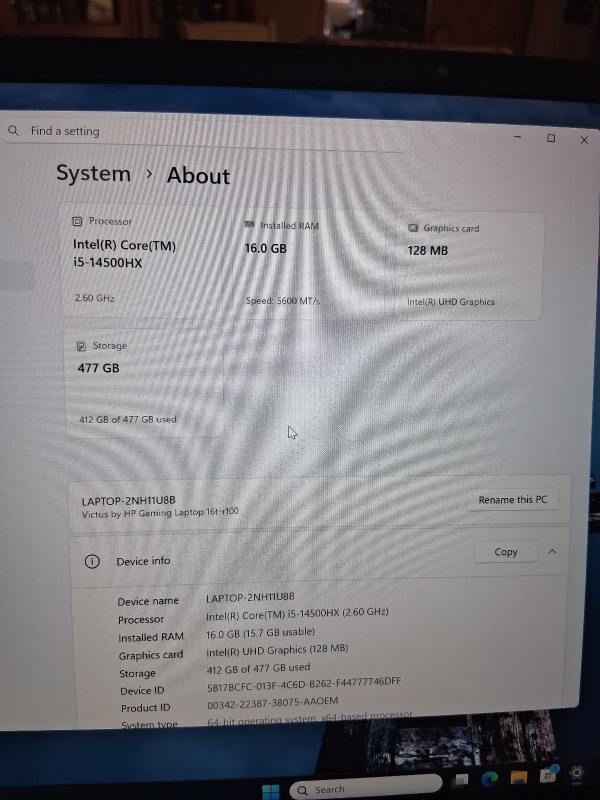 HP Victus 16’’ Gaming Laptop Computer, 14500hx, rtx 4060, 16gb, 512gb, 165HZ