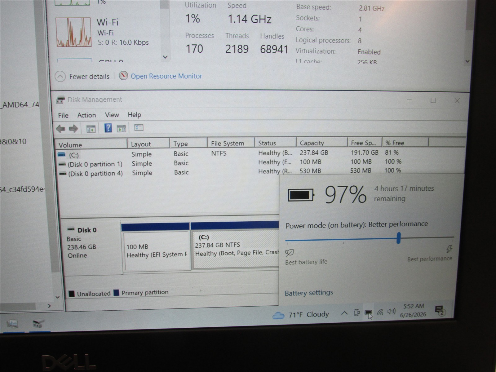 Dell Inspiron 7577 i7-7700HQ 2.8GHz 16GB RAM 256GB m.2 15.6″ Win10 Home COSM DMG