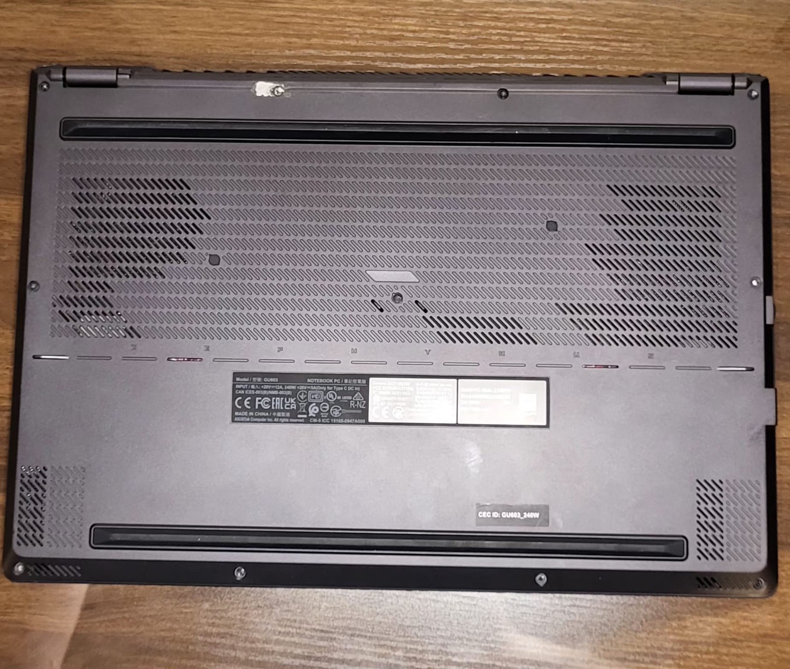 ASUS ROG Zephyrus G16 GU603VI (2024) – Intel i7-13620H | RTX 4070 8GB | 500GB SS