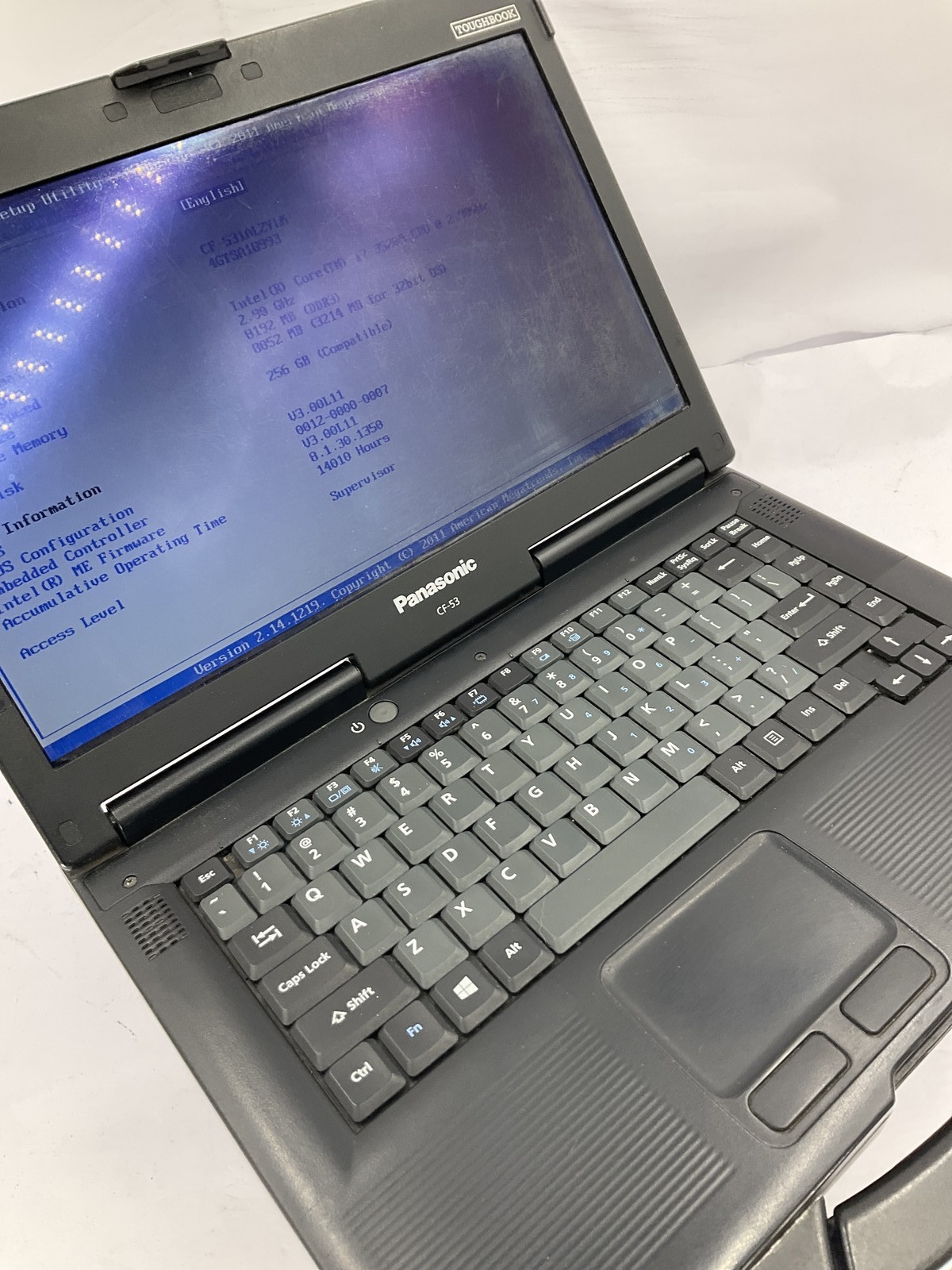 Panasonic ToughBook CF-53 14″ Core i7-3520M 256GB 8GB NO OS