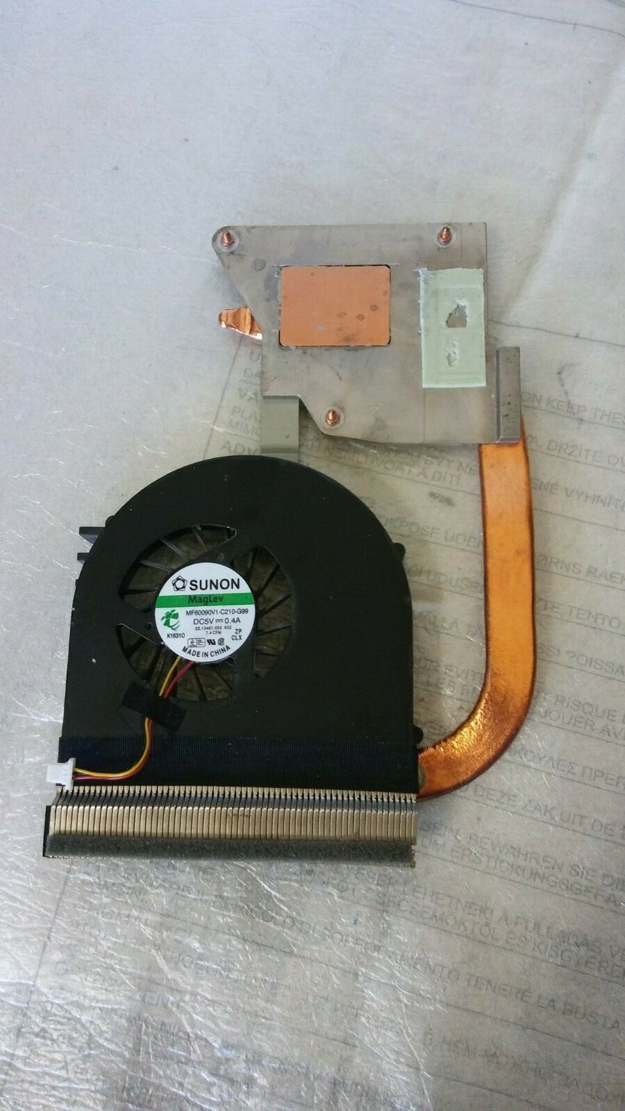 DELL TUO 3550 FAN AND HEATSINK