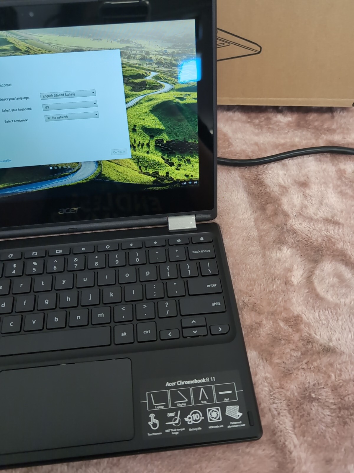 Acer Chromebook R 11 C738T-C5R6, N15Q8 11.6″ Touch-screen 4GG RAM 32GB