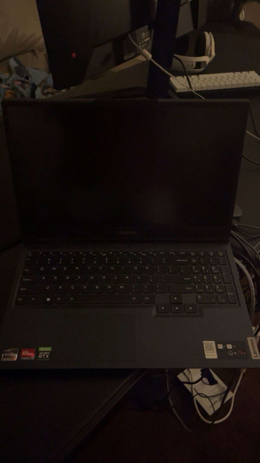 Lenovo Legion Gaming Laptop AMD Ryzen 7 NVIDIA GeForce RTX Gray USB HDMI Wi-Fi