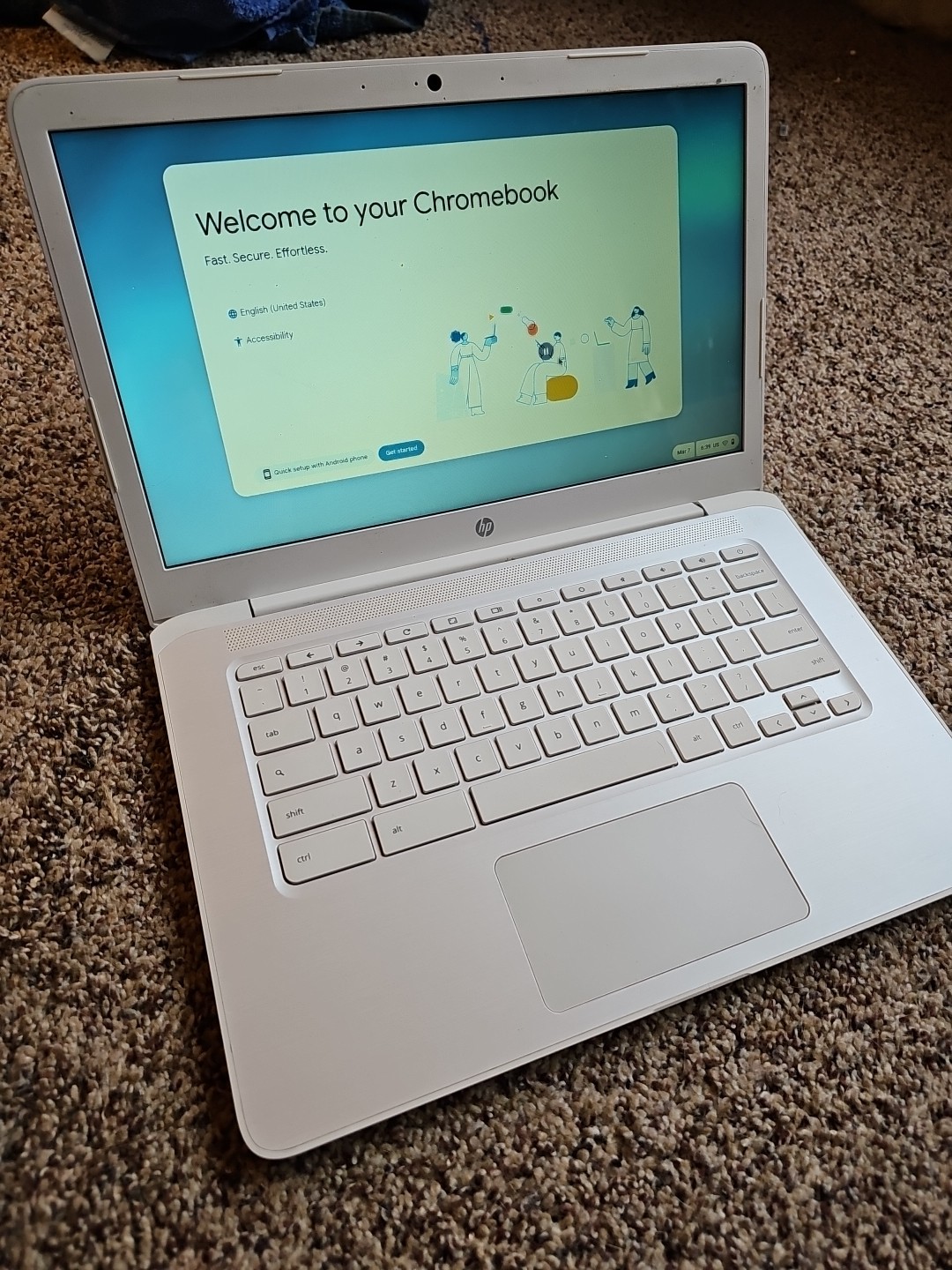 HP Chromebook 7265NGW 11.6″ – Celeron N3060 1.6GHz – 4GB RAM 12GB SSD- Chrome OS
