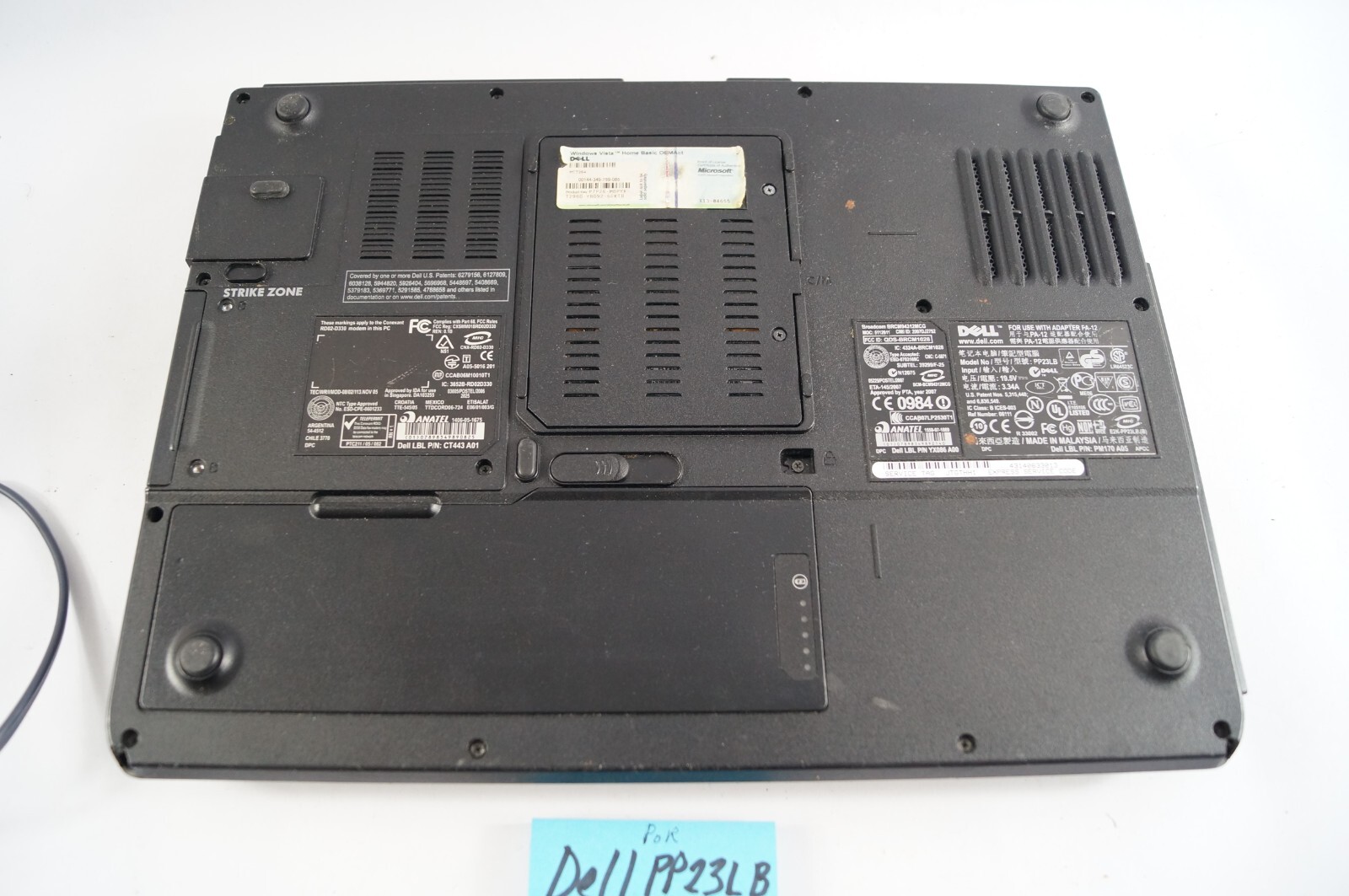 Dell Vostro 1000 PP23LB 15.4in 3GB Ram AMD 3600 2GHz 80GB Windows10 PoR C152