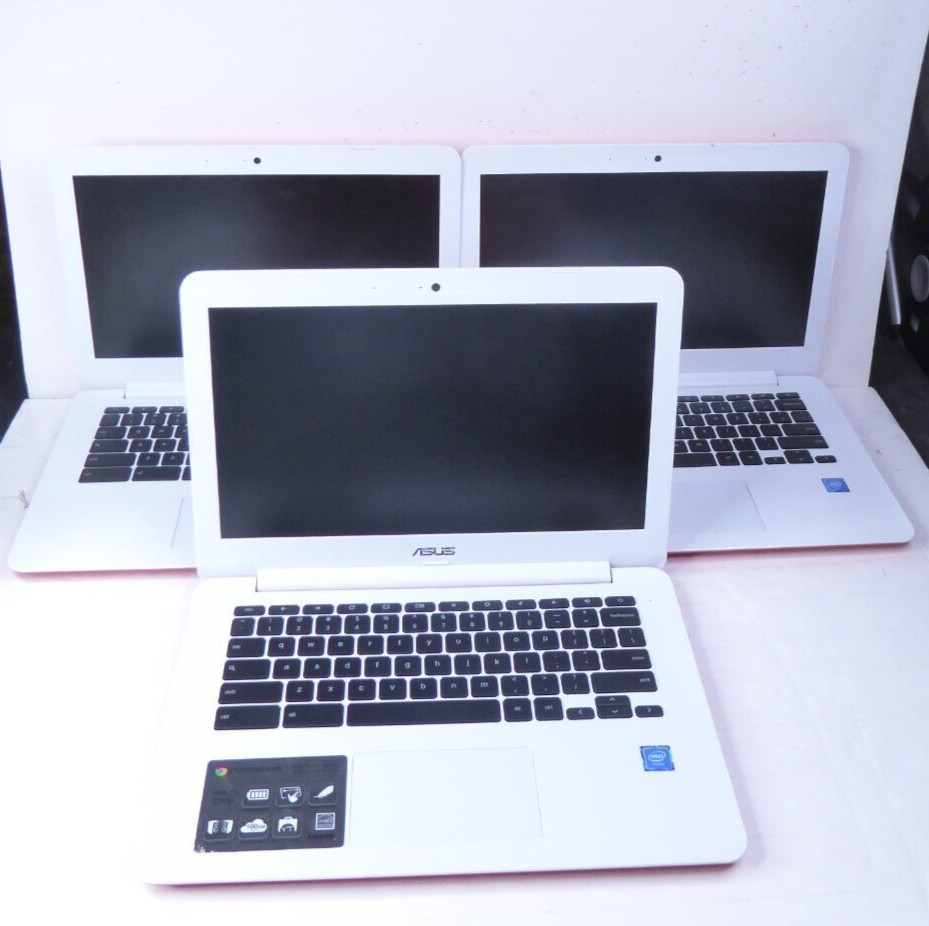 Lot of 3 ASUS C300S Notebook 13.3″ Intel Celeron (READ AD)