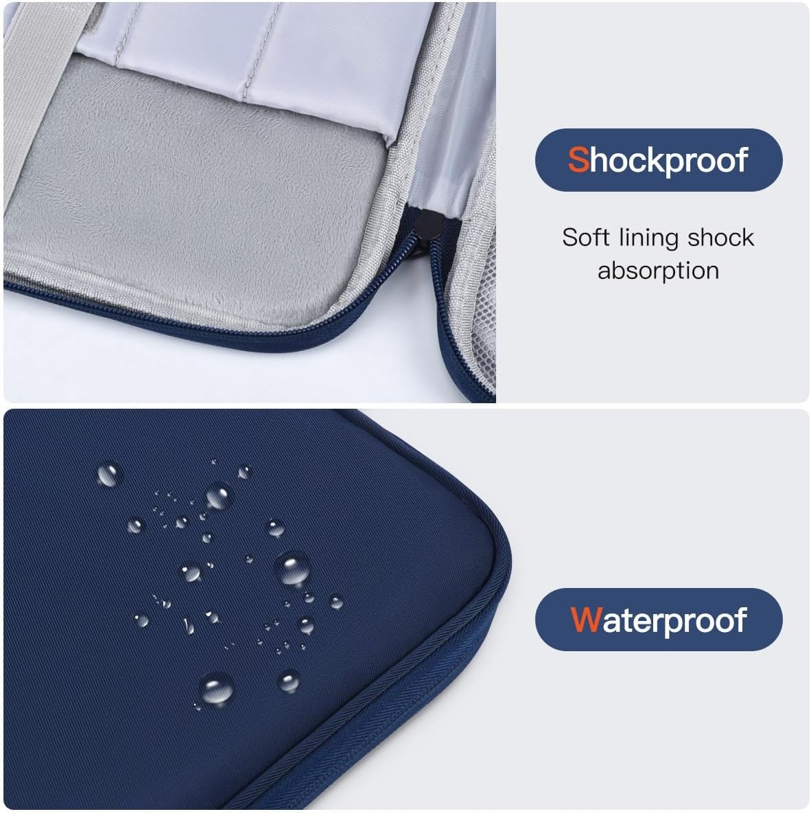14 Inch Laptop Sleeve Bag for MacBook Pro with M5 M4 M3 M2 M1 Chips – Blue